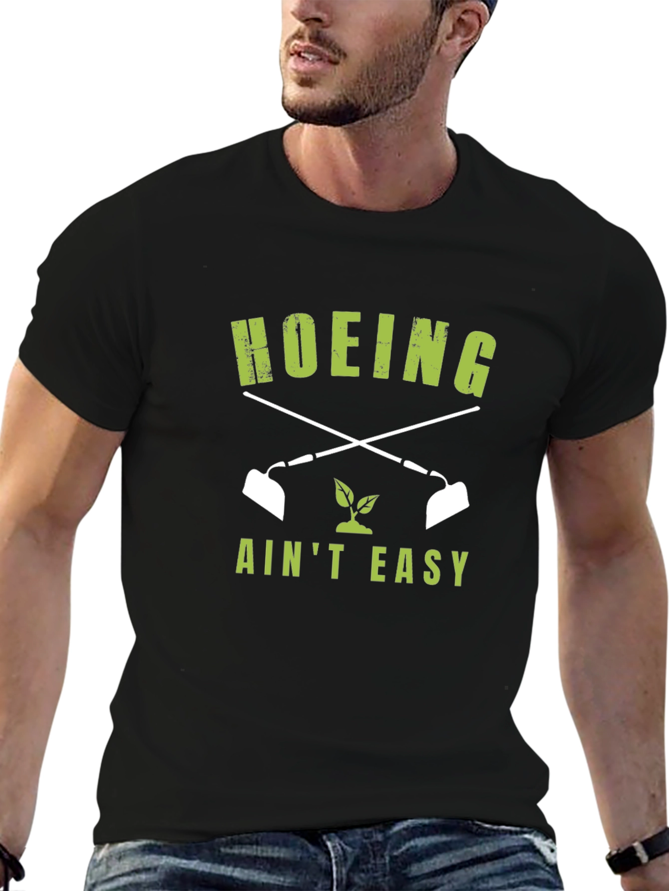 Hoeing Aint Easy Graphic Tee