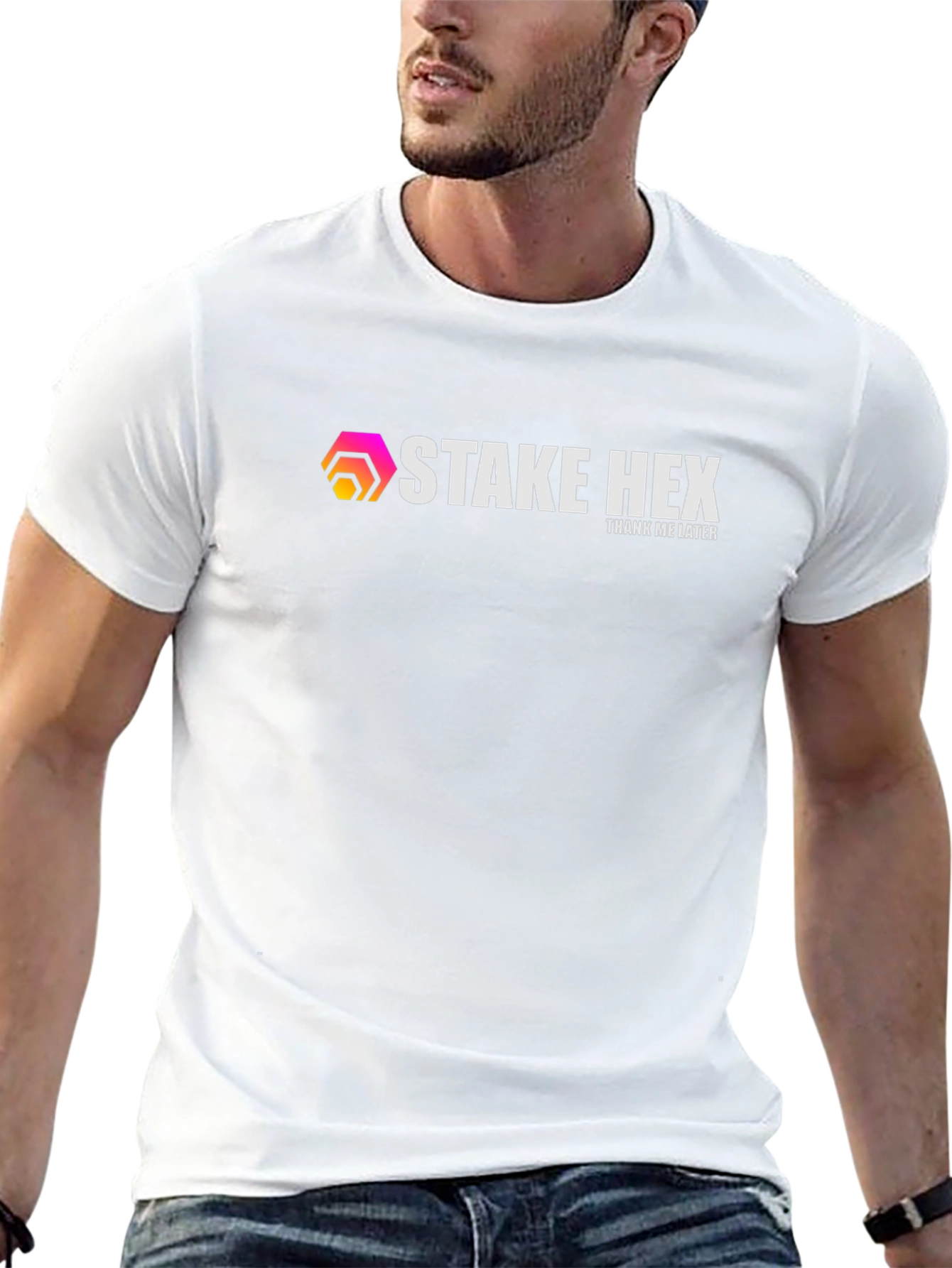 Stake HEX T-Shirt - Thank Me Later