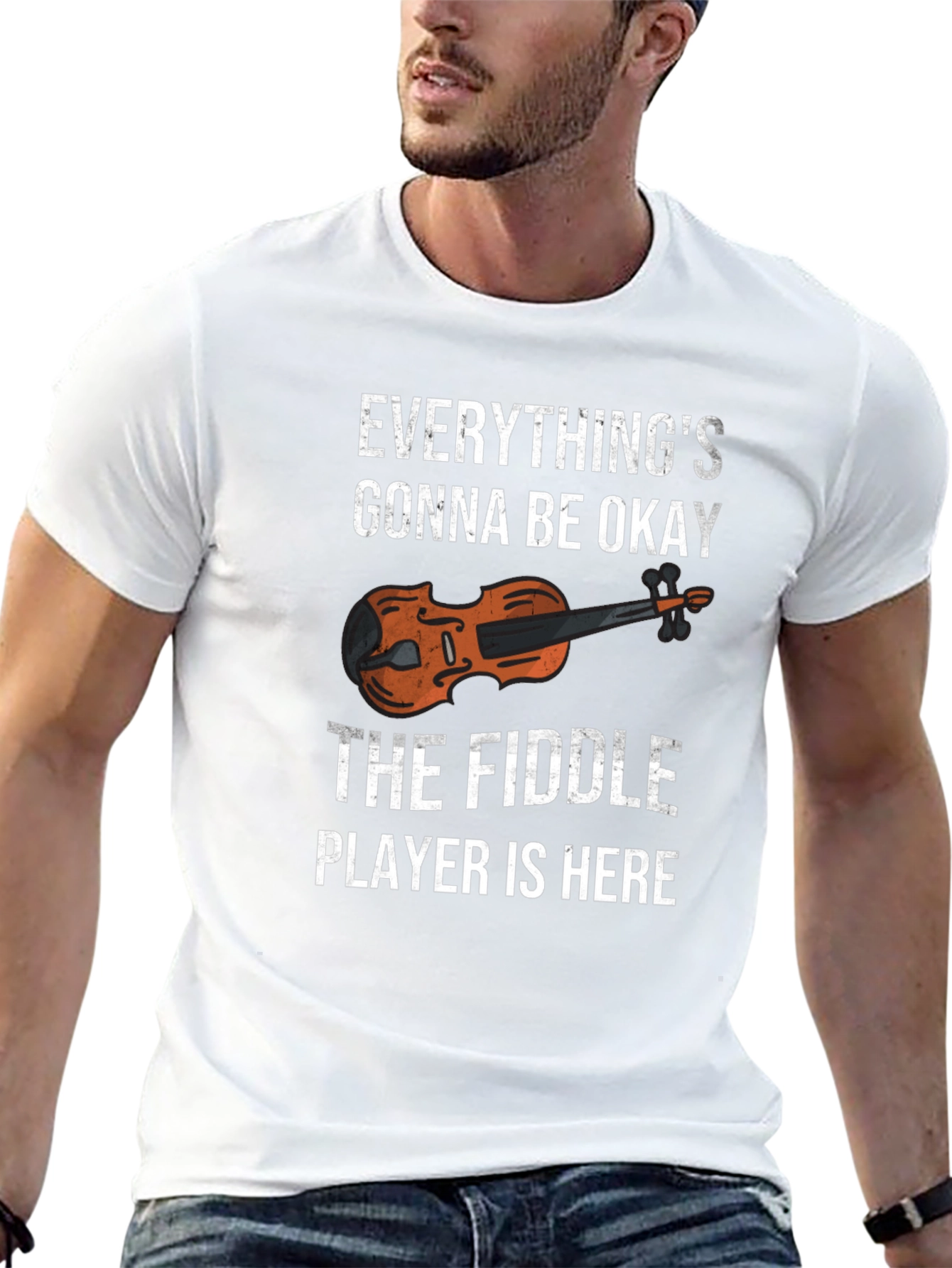 Fiddle Player T-Shirt - Everythings Gonna Be Okay