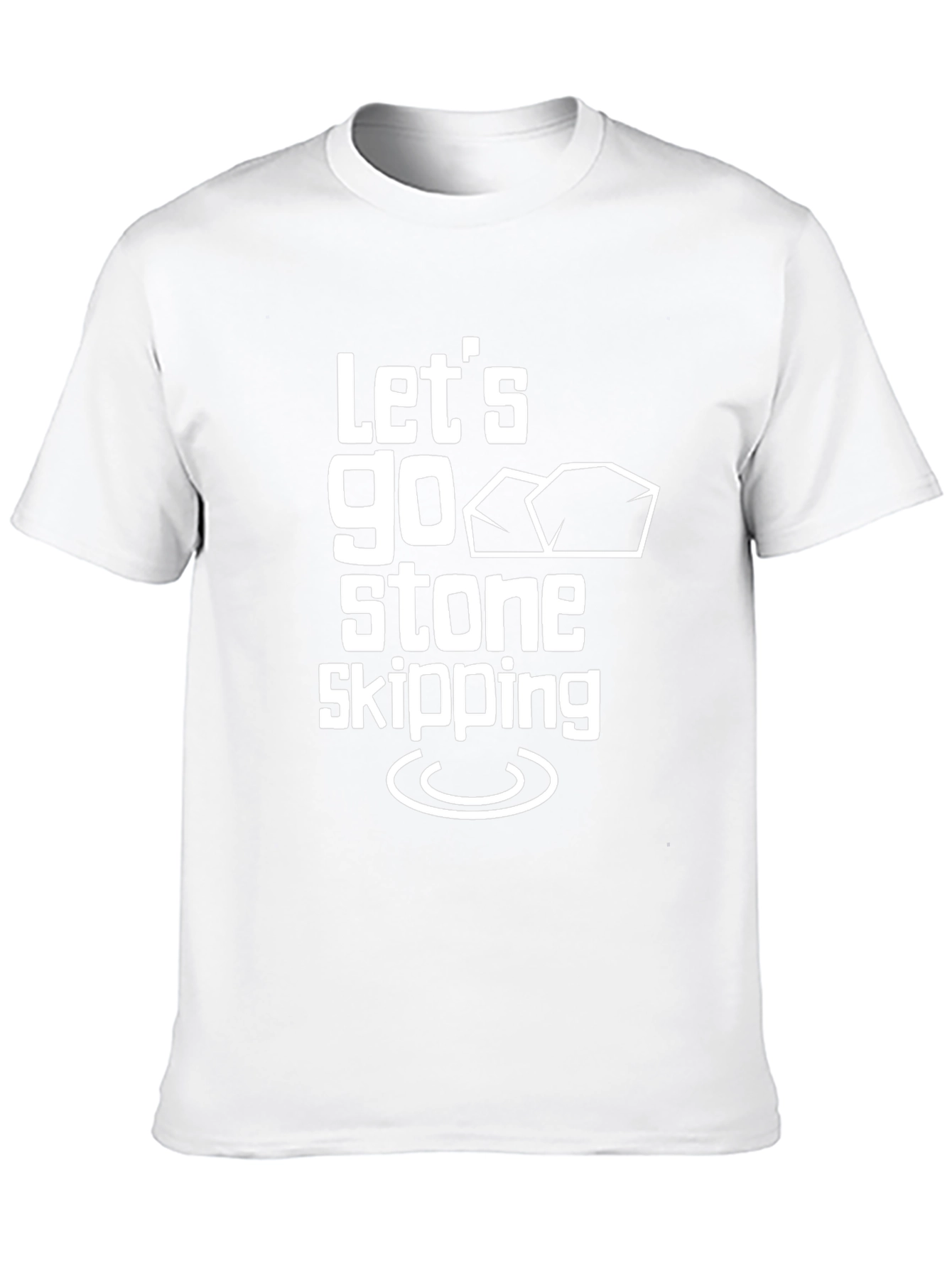 Lets Go Stone Skipping Graphic T-Shirt