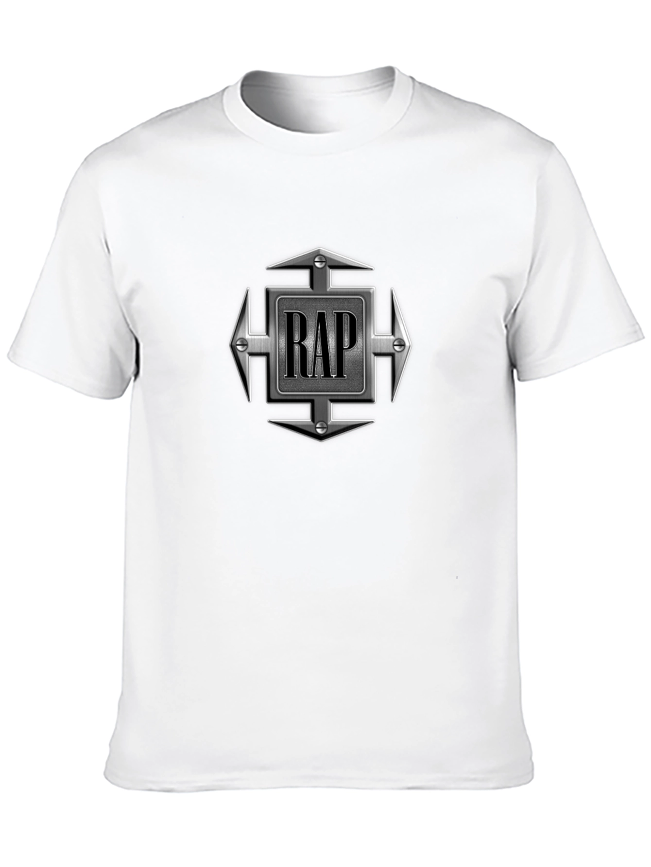 RAP Graphic Tee - Urban Style Black T-Shirt