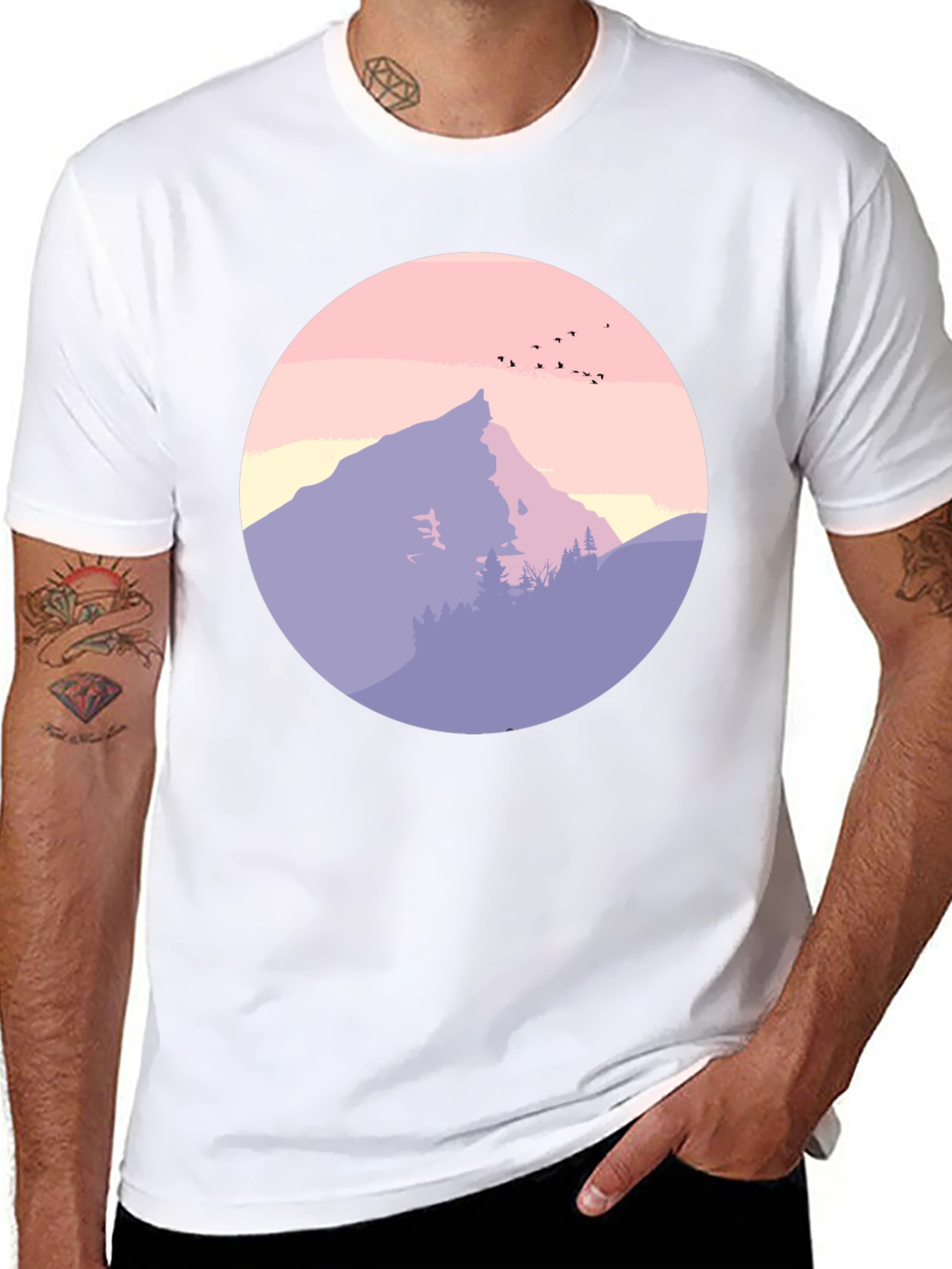 Mountain Graphic Tee - Nature Inspired Style