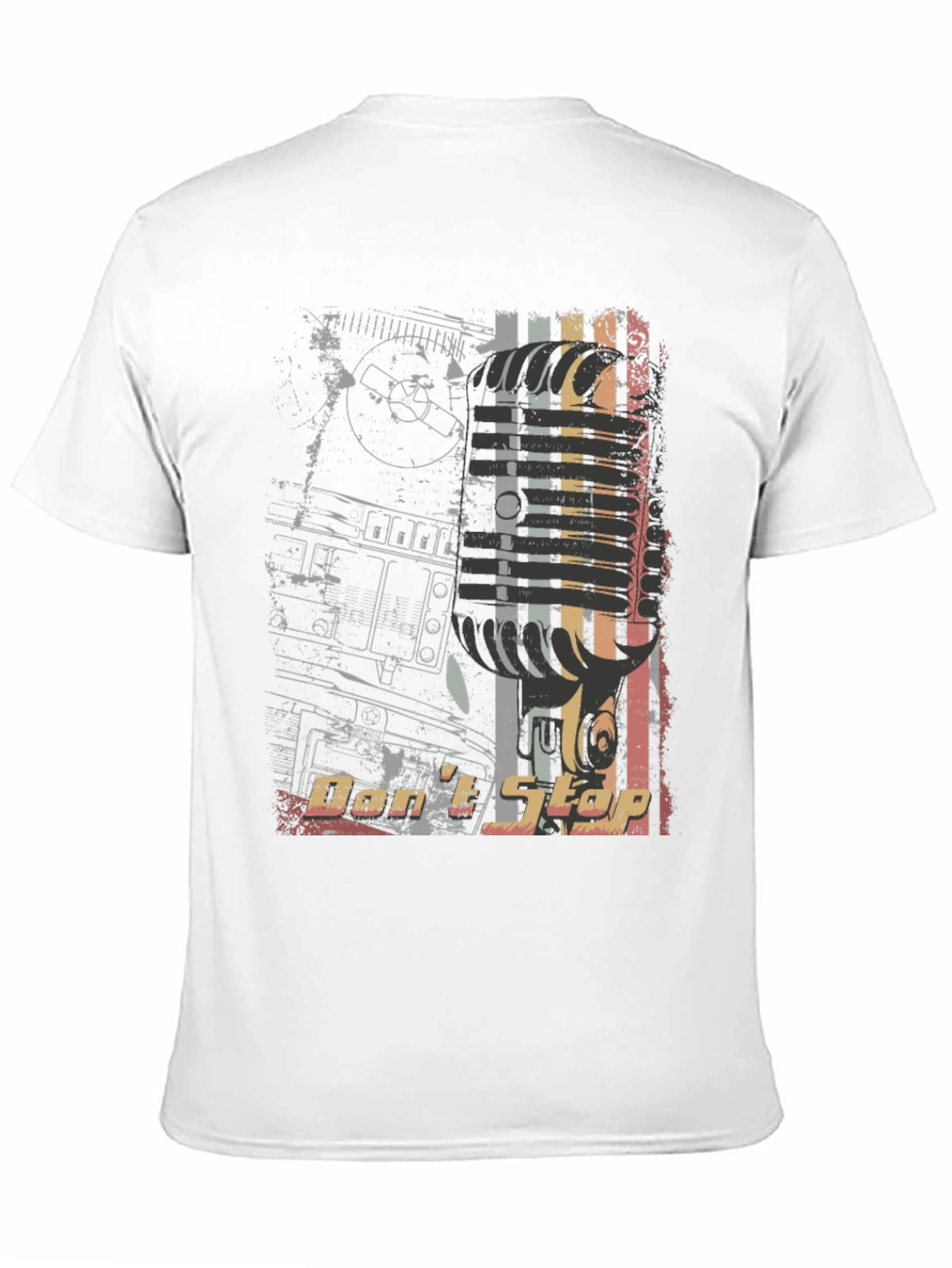 Retro Dont Stop Graphic Print Tee