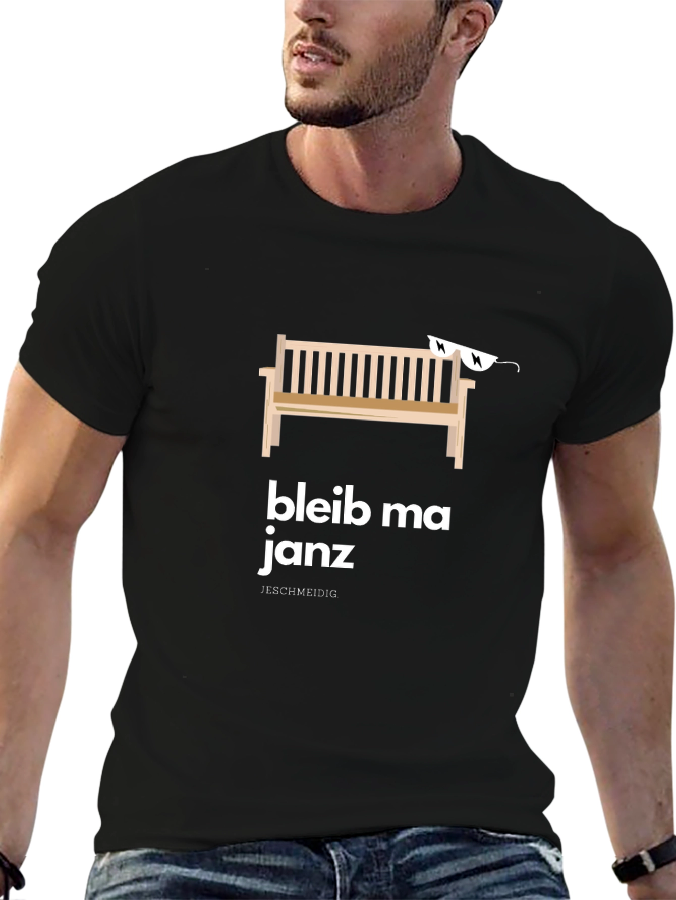 B Leib Ma Janz Black T-Shirt