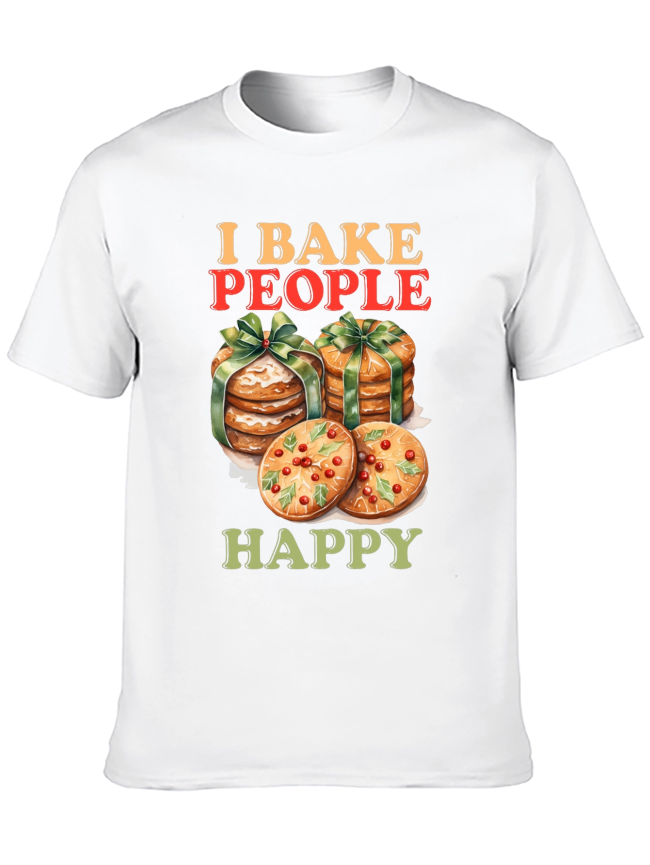 I Bake People Happy Graphic Tee