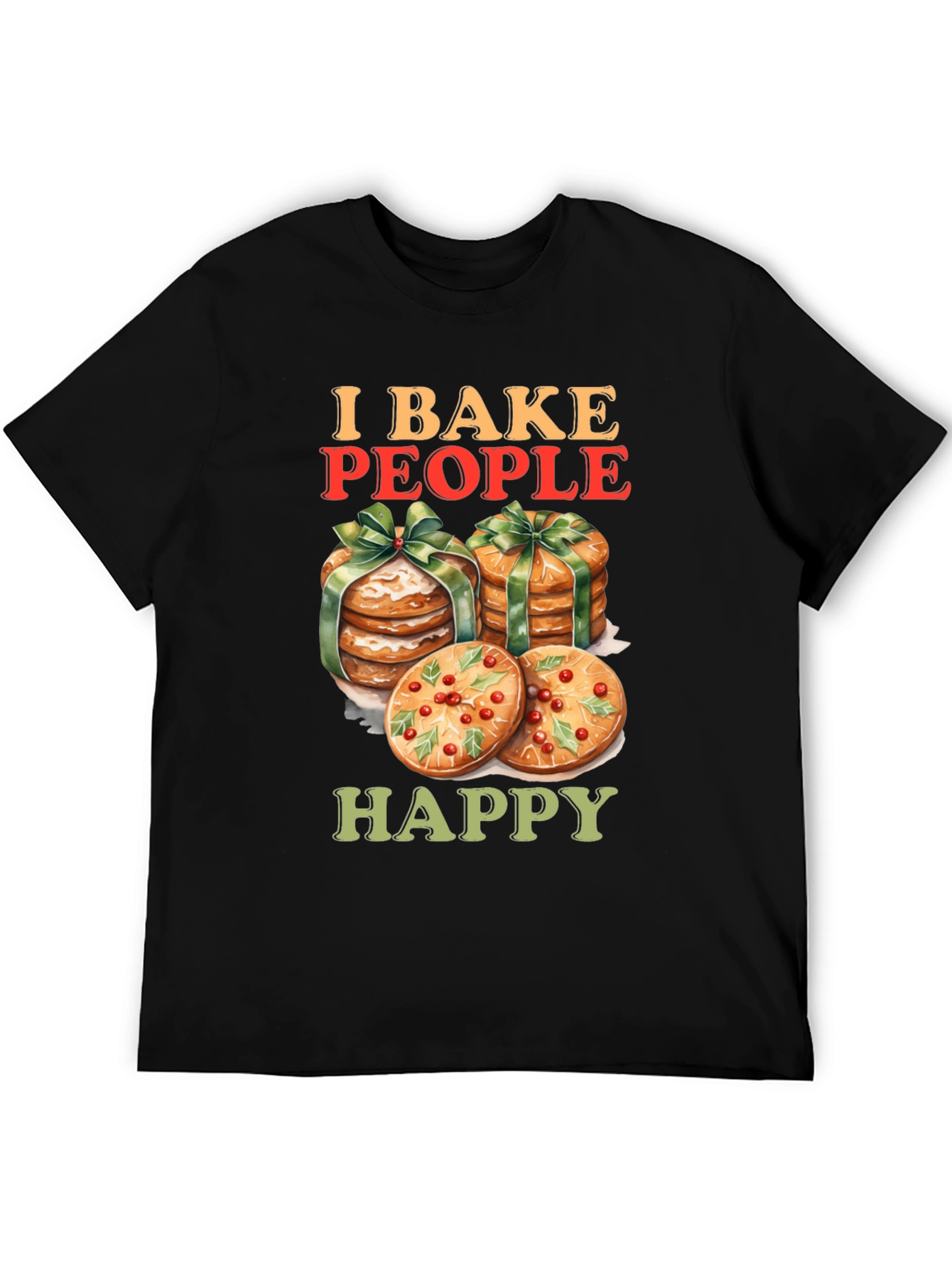 I Bake People Happy Graphic Tee