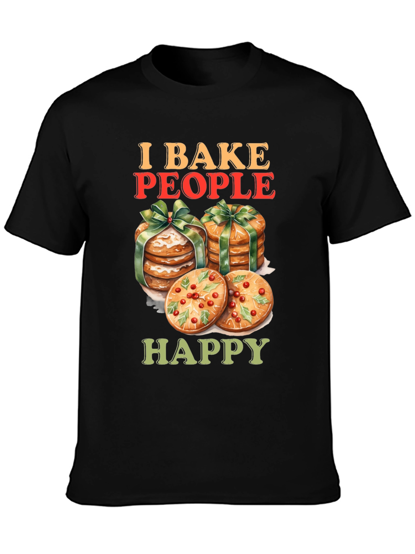 I Bake People Happy Graphic Tee