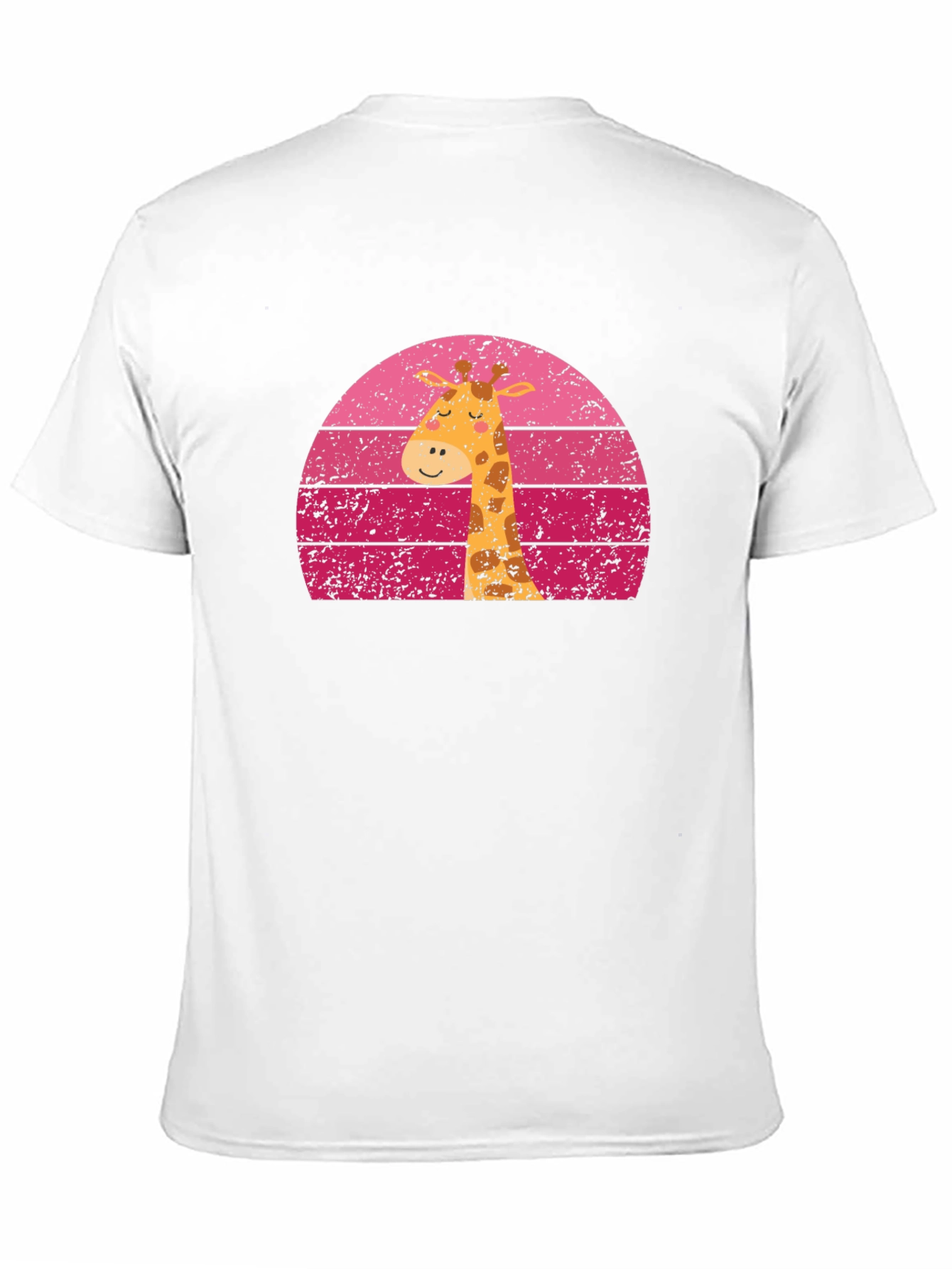 Giraffe Sunset Graphic Tee - Unique Design
