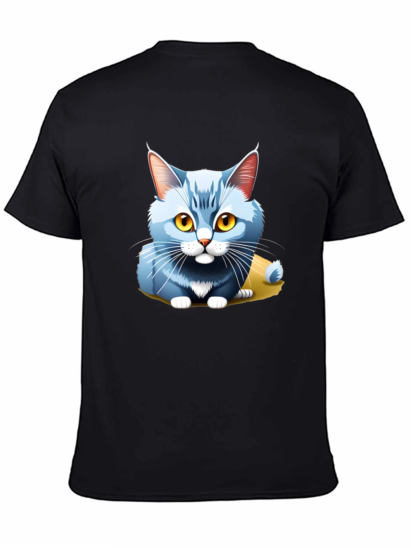 Cute Cartoon Cat T-Shirt - Soft Cotton Blend