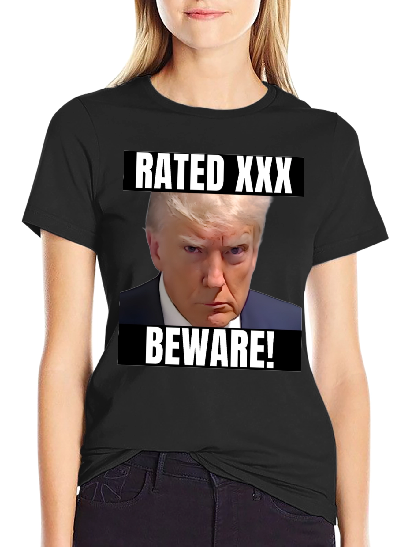 Rated XXX Beware! Trump T-Shirt