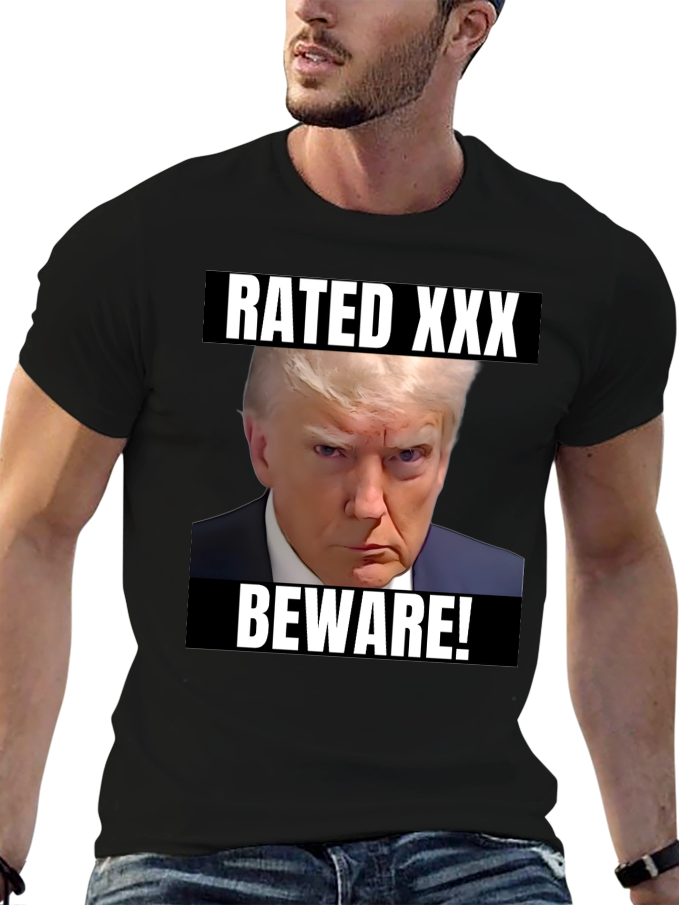 Rated XXX Beware! Trump T-Shirt