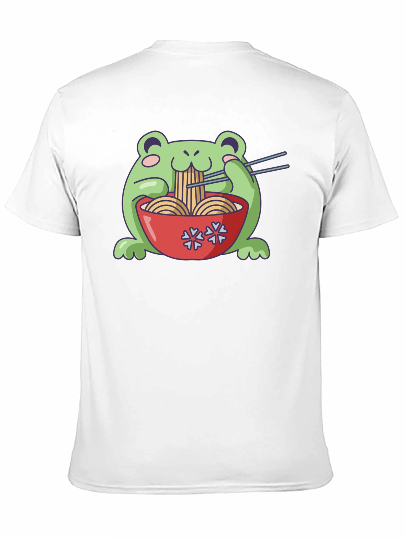 Frog Ramen T-Shirt - Cute Kawaii Noodles
