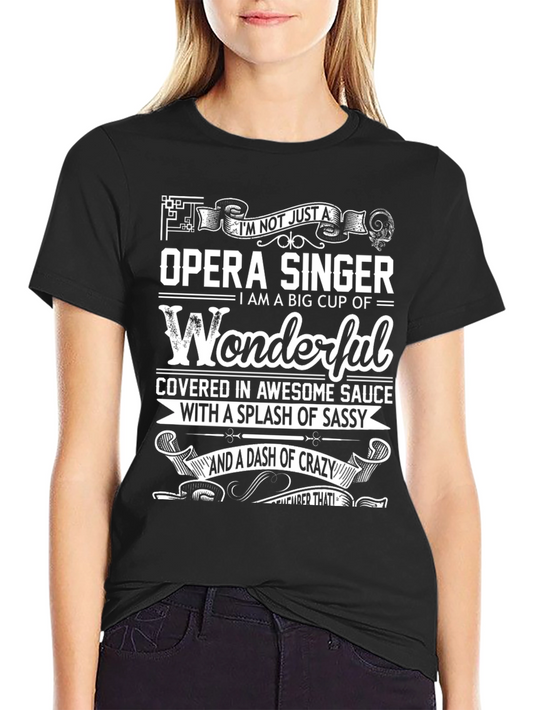 Opera Singer Novelty Graphic Tee