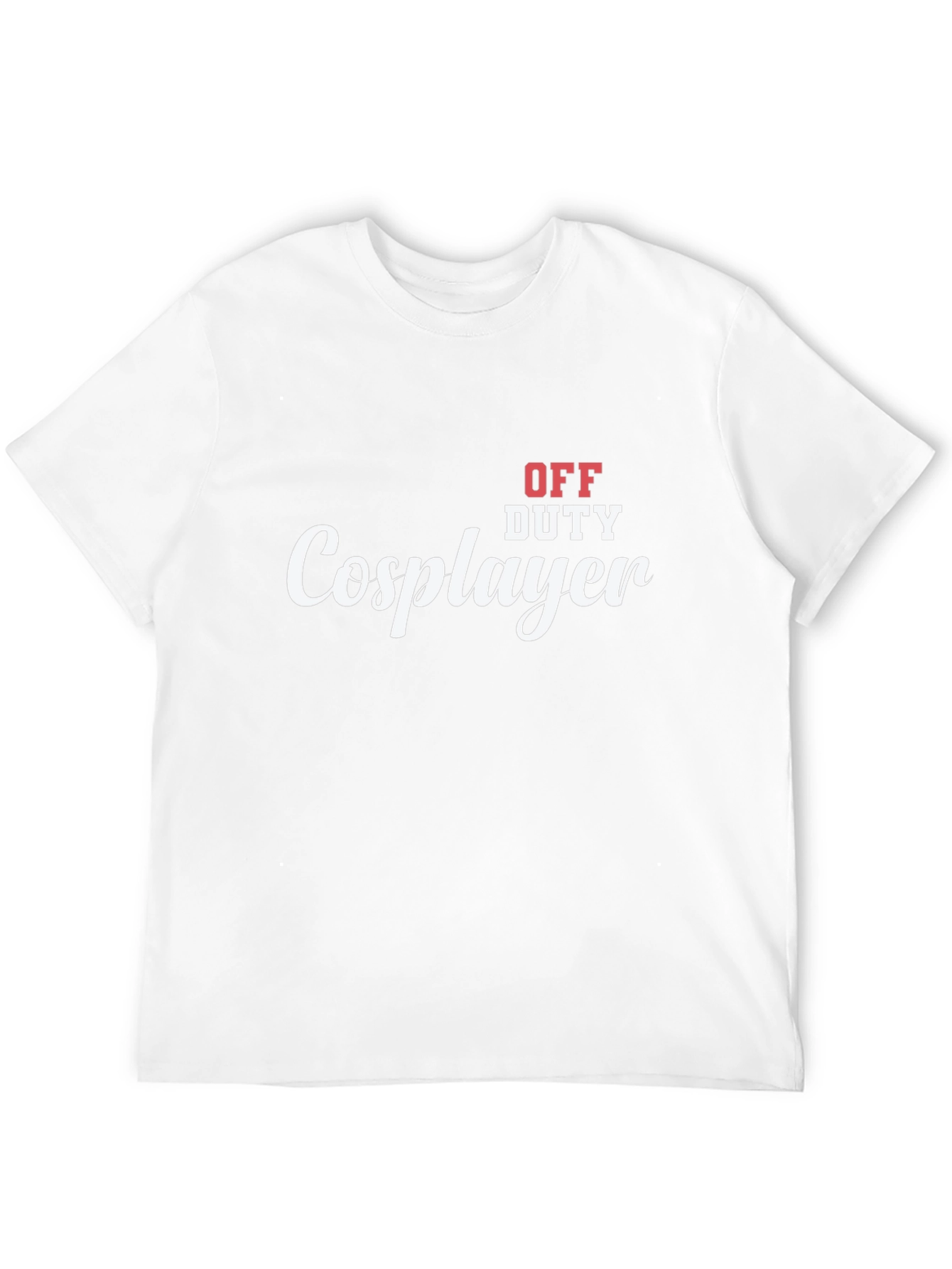 Off Duty Cosplayer Graphic T-Shirt