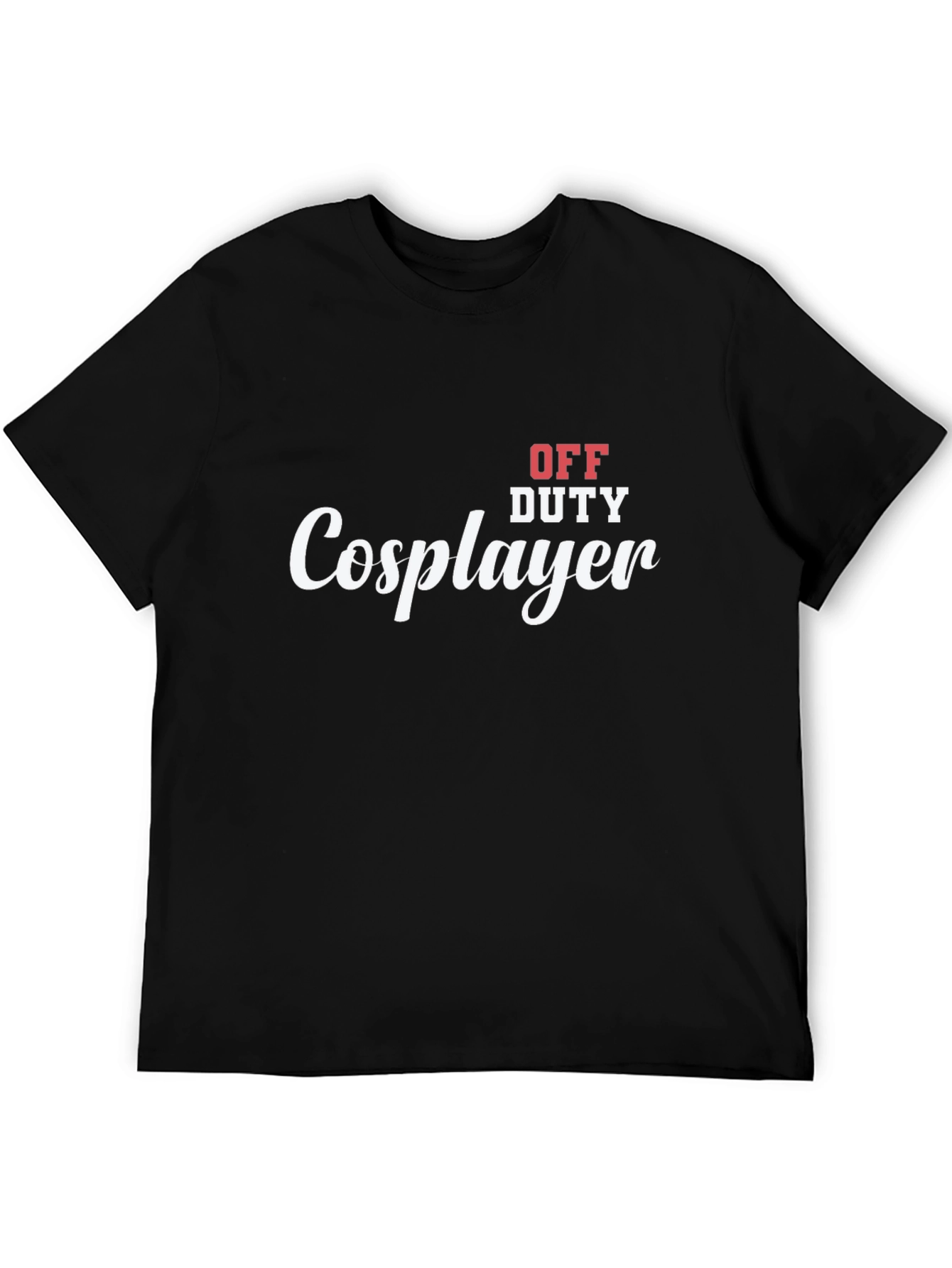 Off Duty Cosplayer Graphic T-Shirt