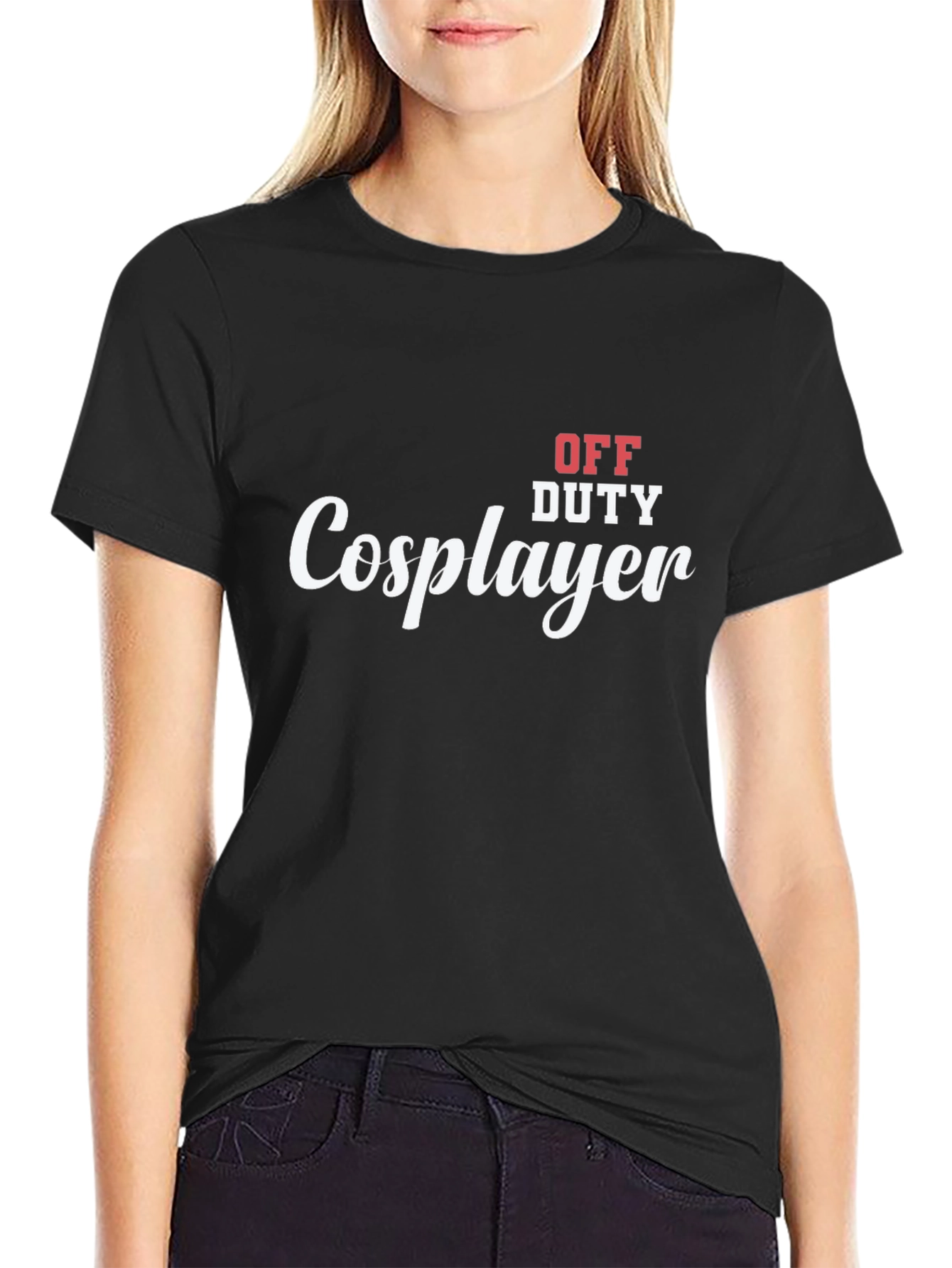 Off Duty Cosplayer Graphic T-Shirt