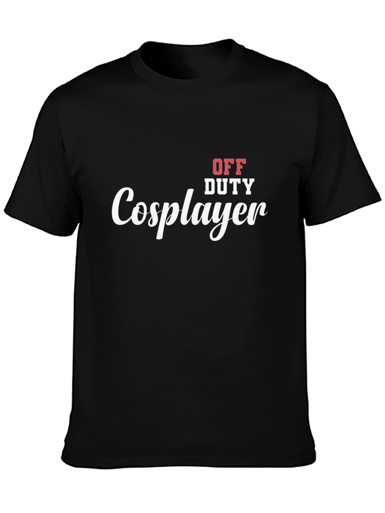 Off Duty Cosplayer Graphic T-Shirt