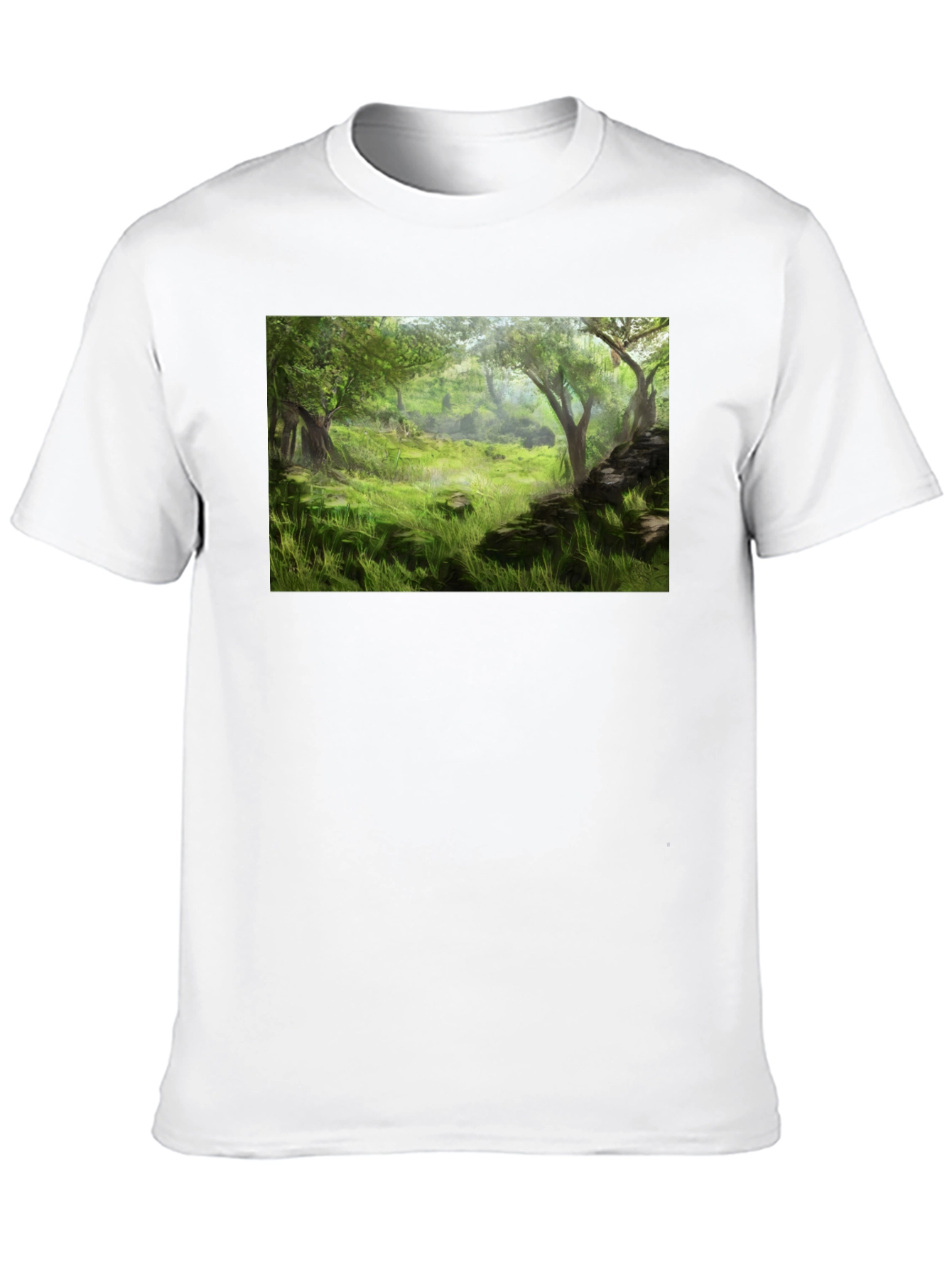 Enchanted Forest Graphic Tee - Nature Lovers T-Shirt