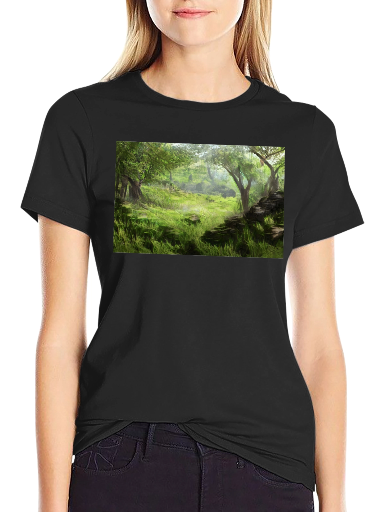 Enchanted Forest Graphic Tee - Nature Lovers T-Shirt