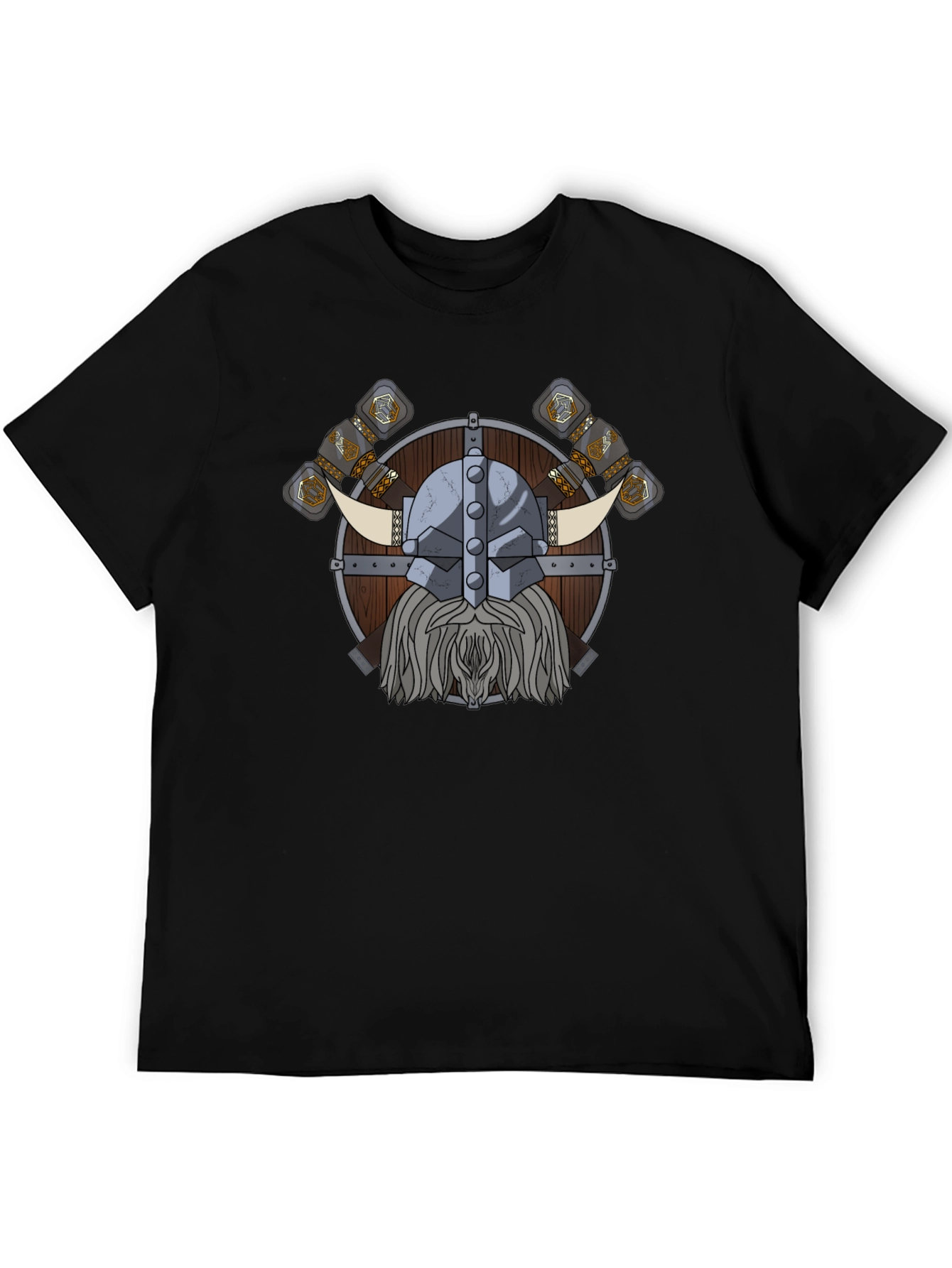 Viking Warrior Shield Graphic Tee