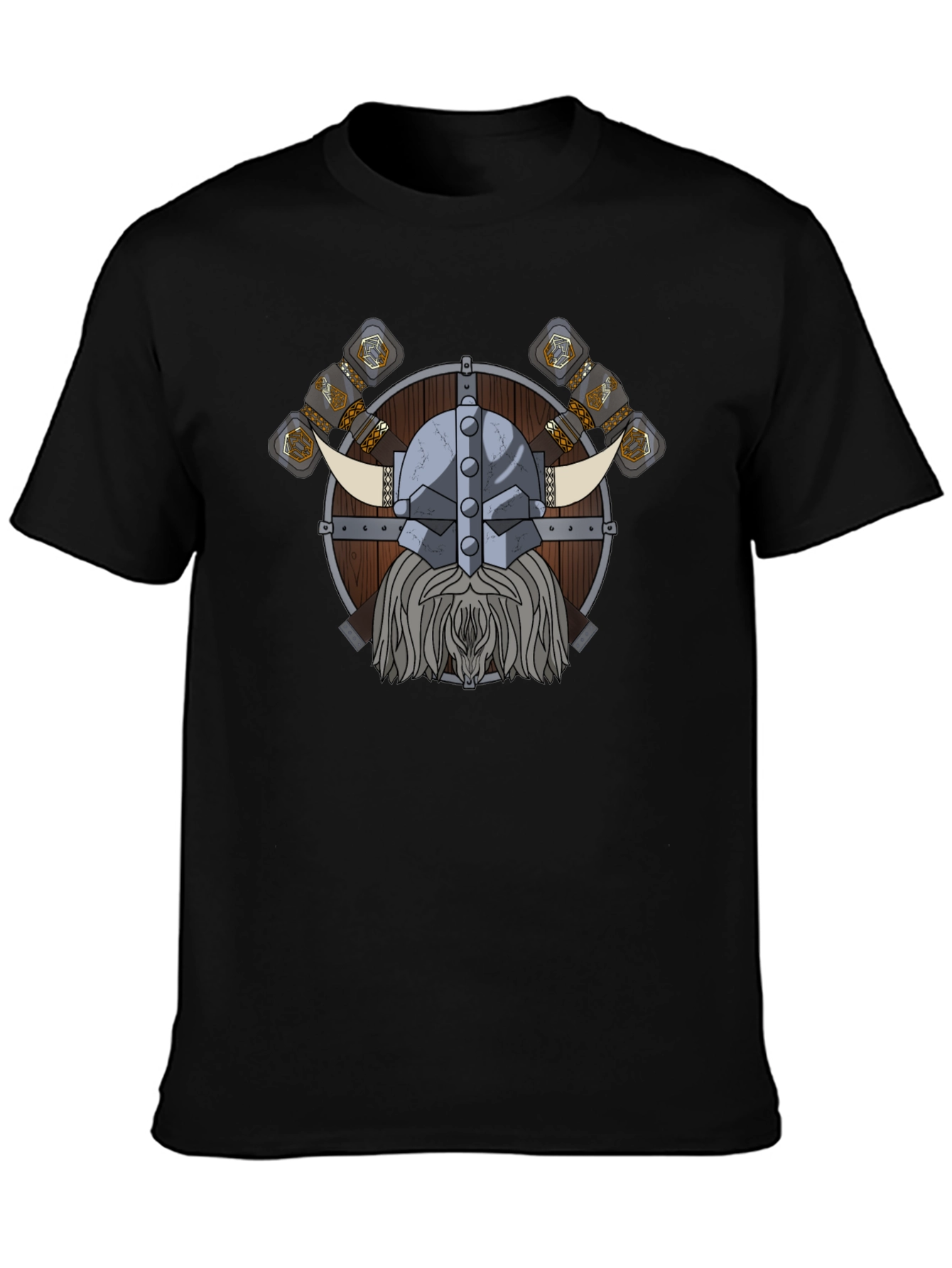 Viking Warrior Shield Graphic Tee