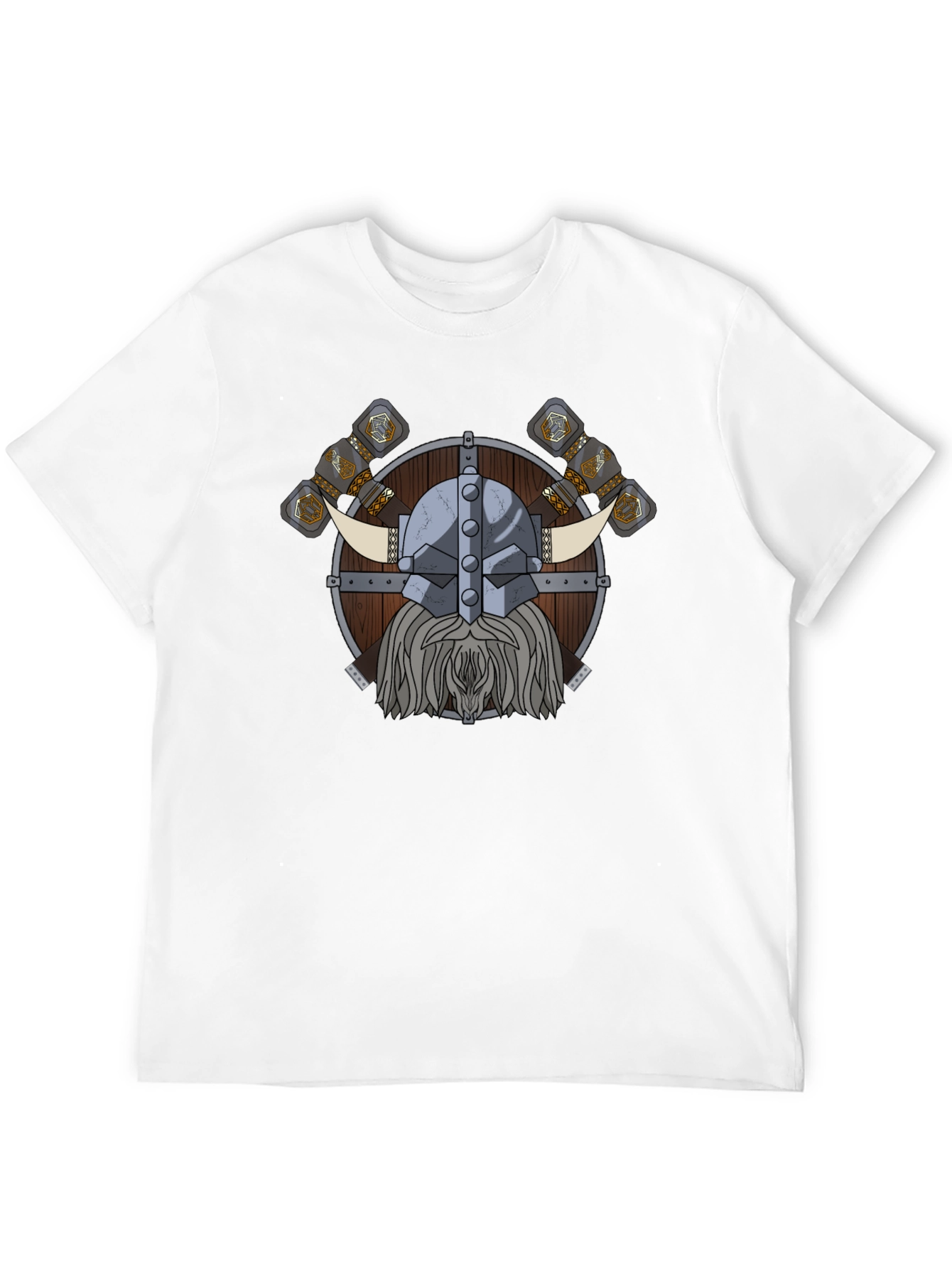 Viking Warrior Shield Graphic Tee