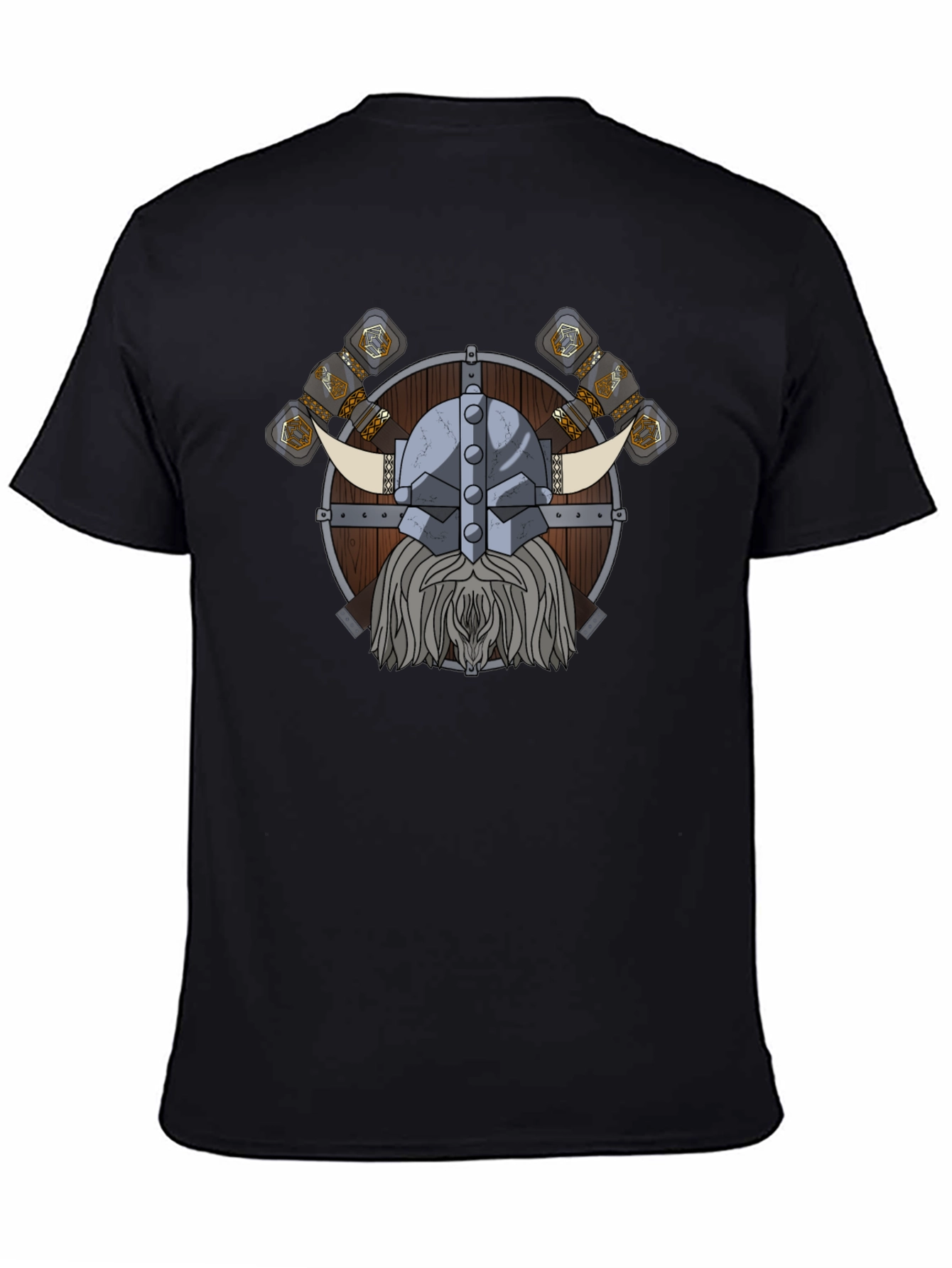 Viking Warrior Shield Graphic Tee