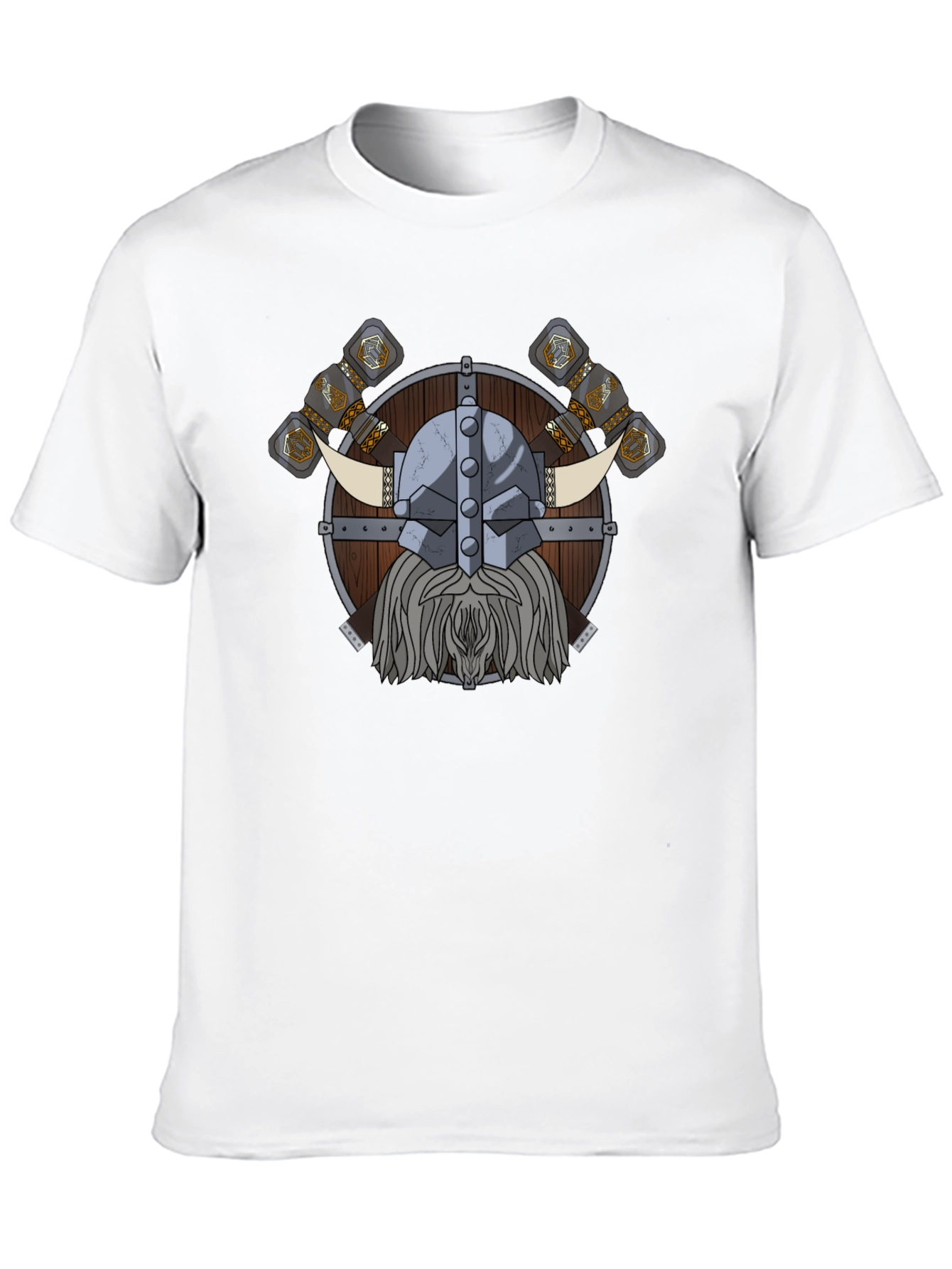 Viking Warrior Shield Graphic Tee