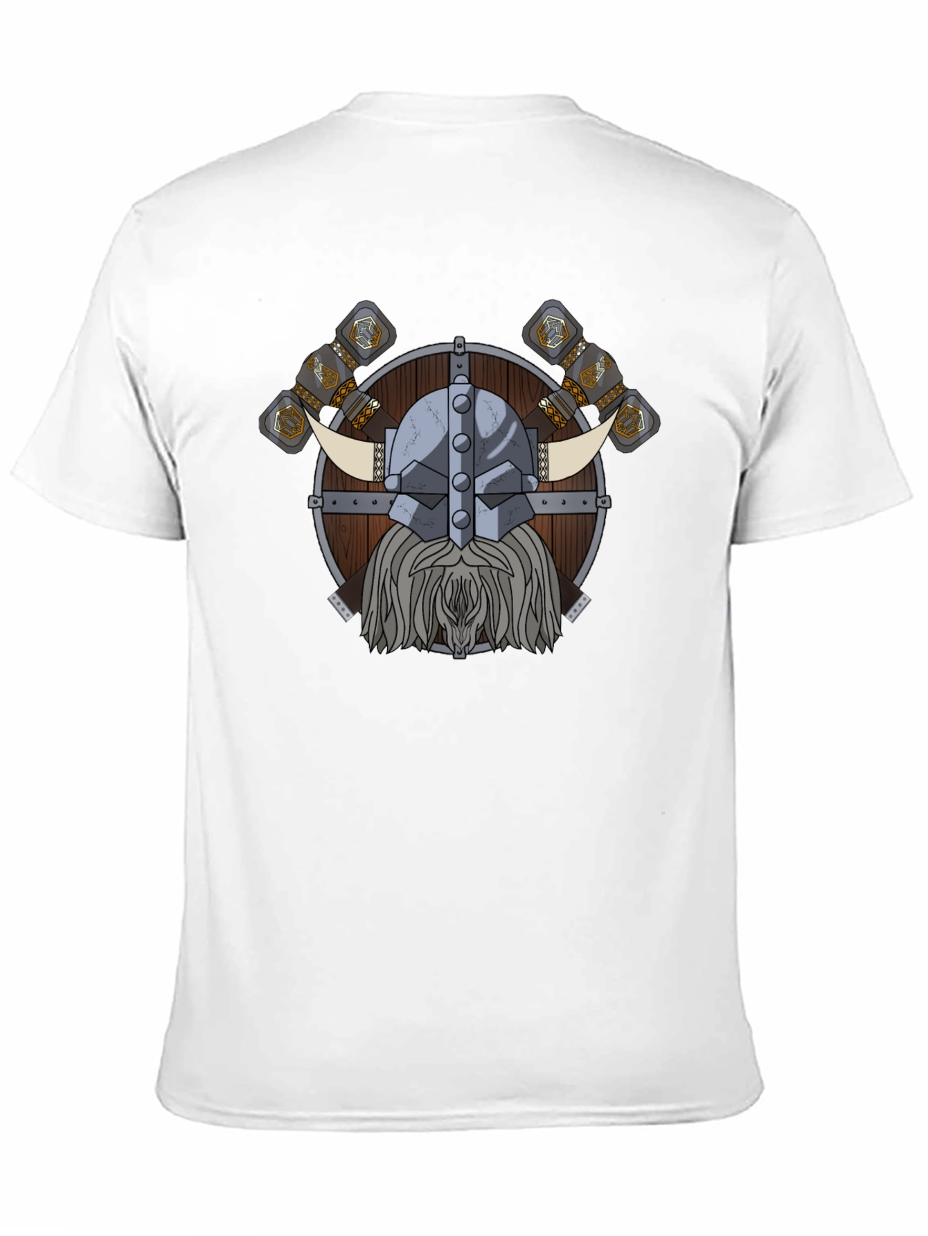 Viking Warrior Shield Graphic Tee