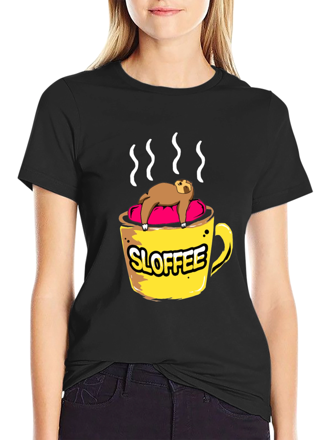 Sloffee Sloth Coffee Lover T-Shirt