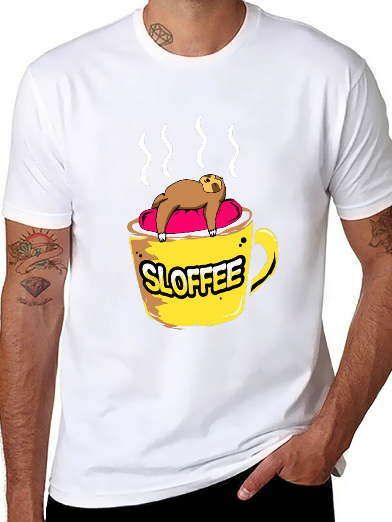 Sloffee Sloth Coffee Lover T-Shirt