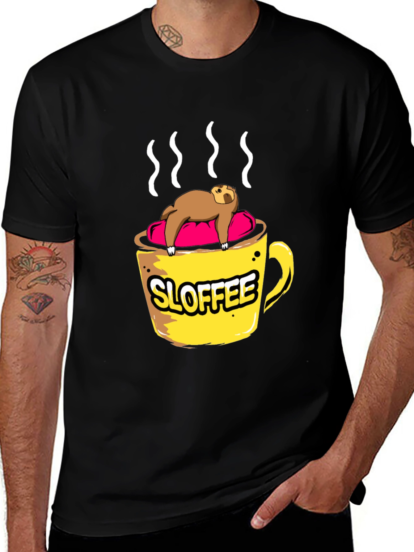 Sloffee Sloth Coffee Lover T-Shirt