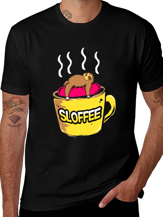 Sloffee Sloth Coffee Lover T-Shirt