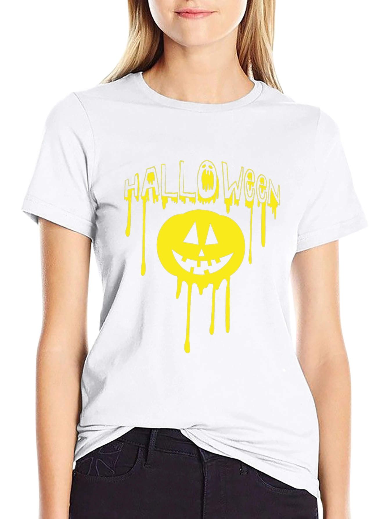 Halloween Dripping Pumpkin T-Shirt