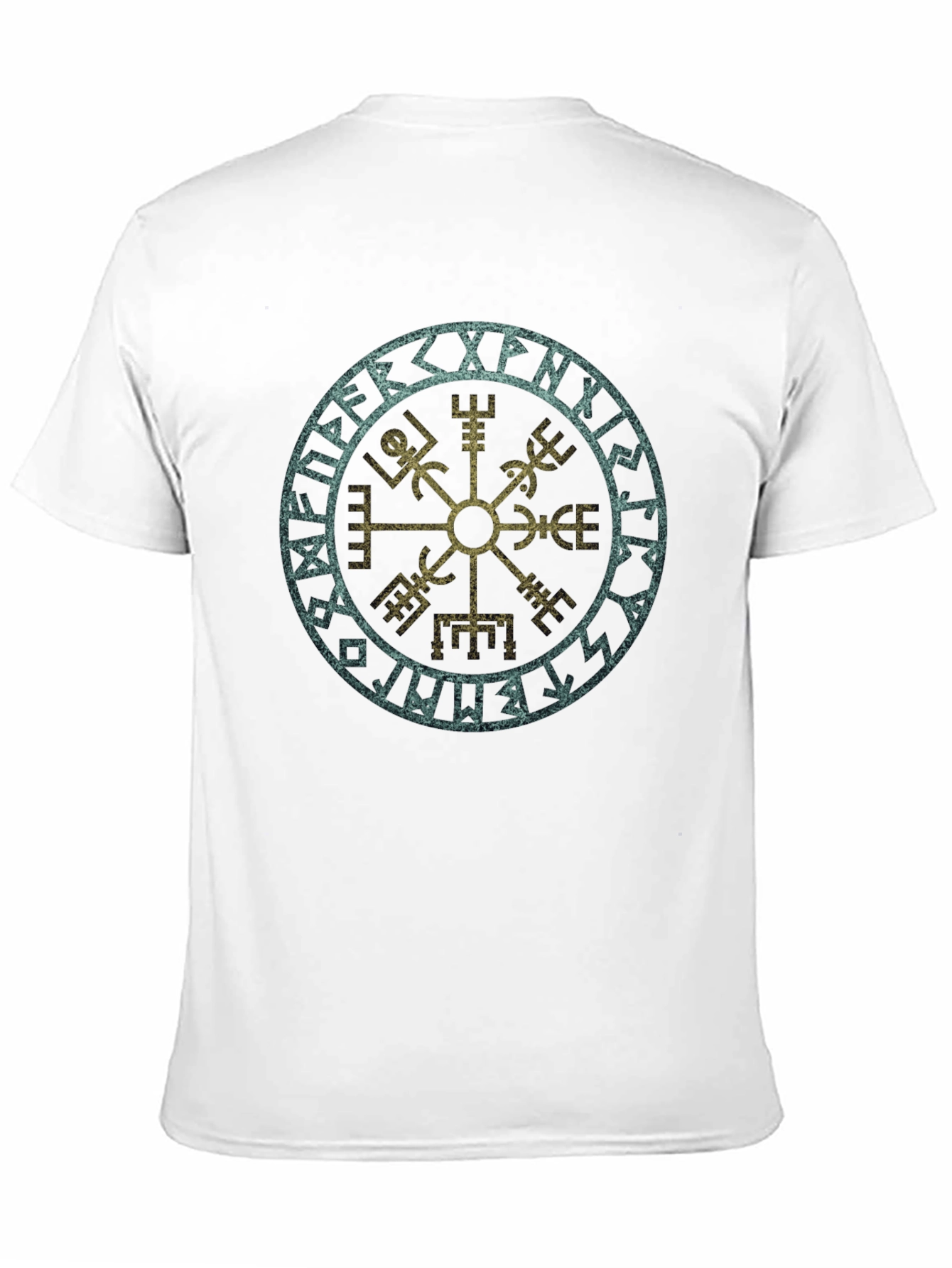 Vegvisir Viking Compass T-Shirt - Norse Runes