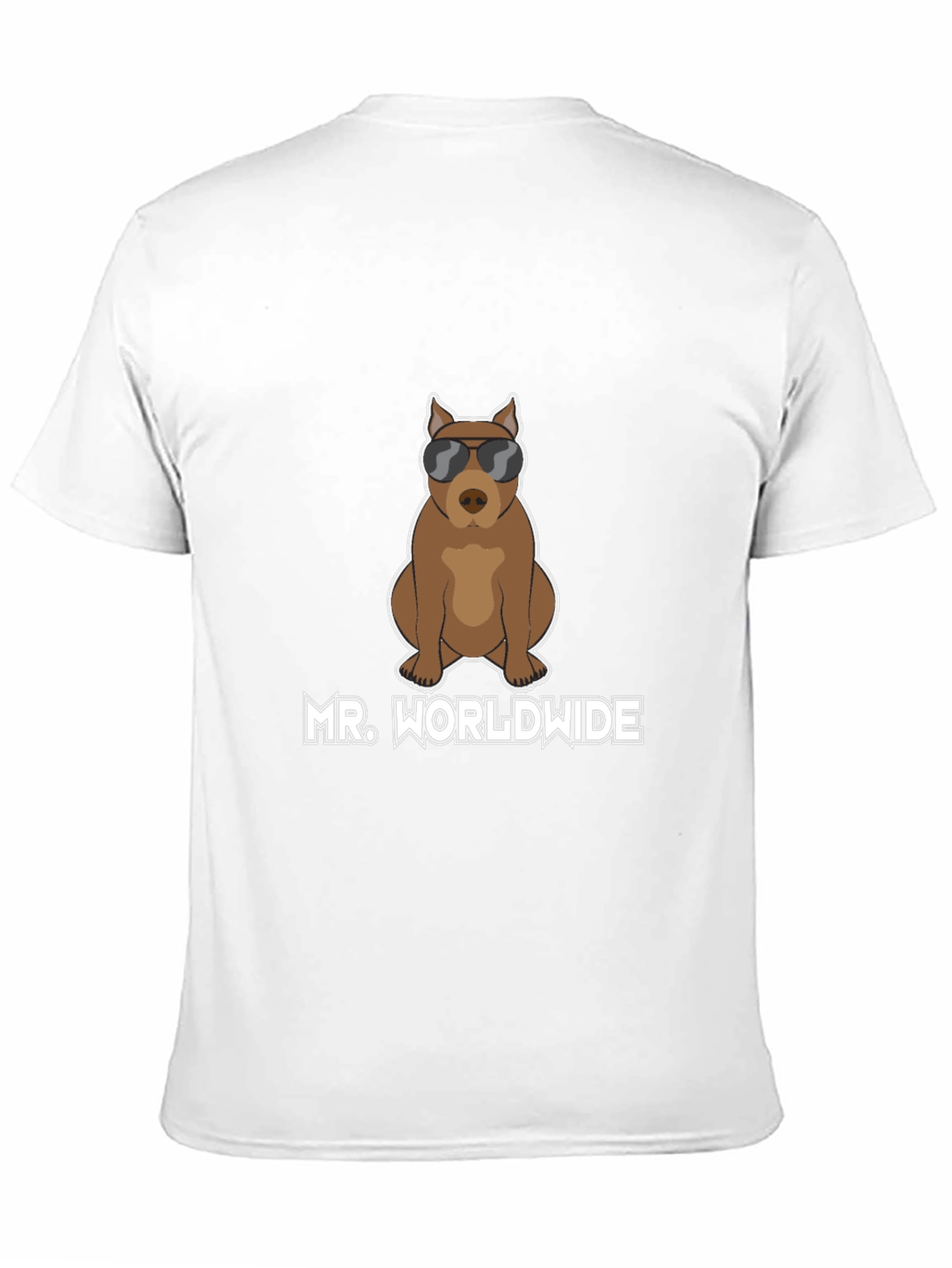 Mr. Worldwide Dog T-Shirt - Cool Canine Tee