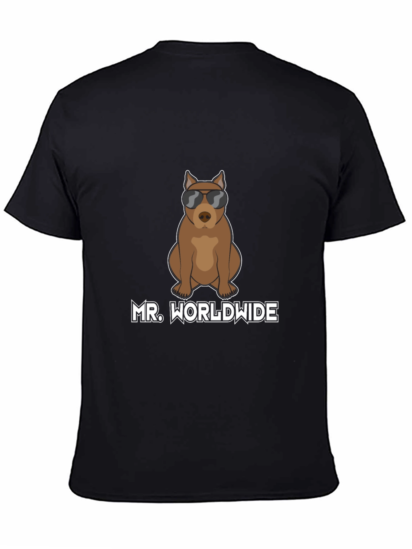 Mr. Worldwide Dog T-Shirt - Cool Canine Tee