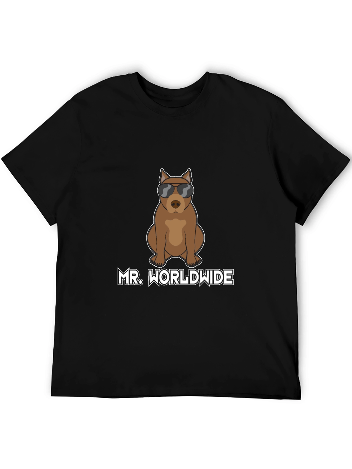 Mr. Worldwide Dog T-Shirt - Cool Canine Tee