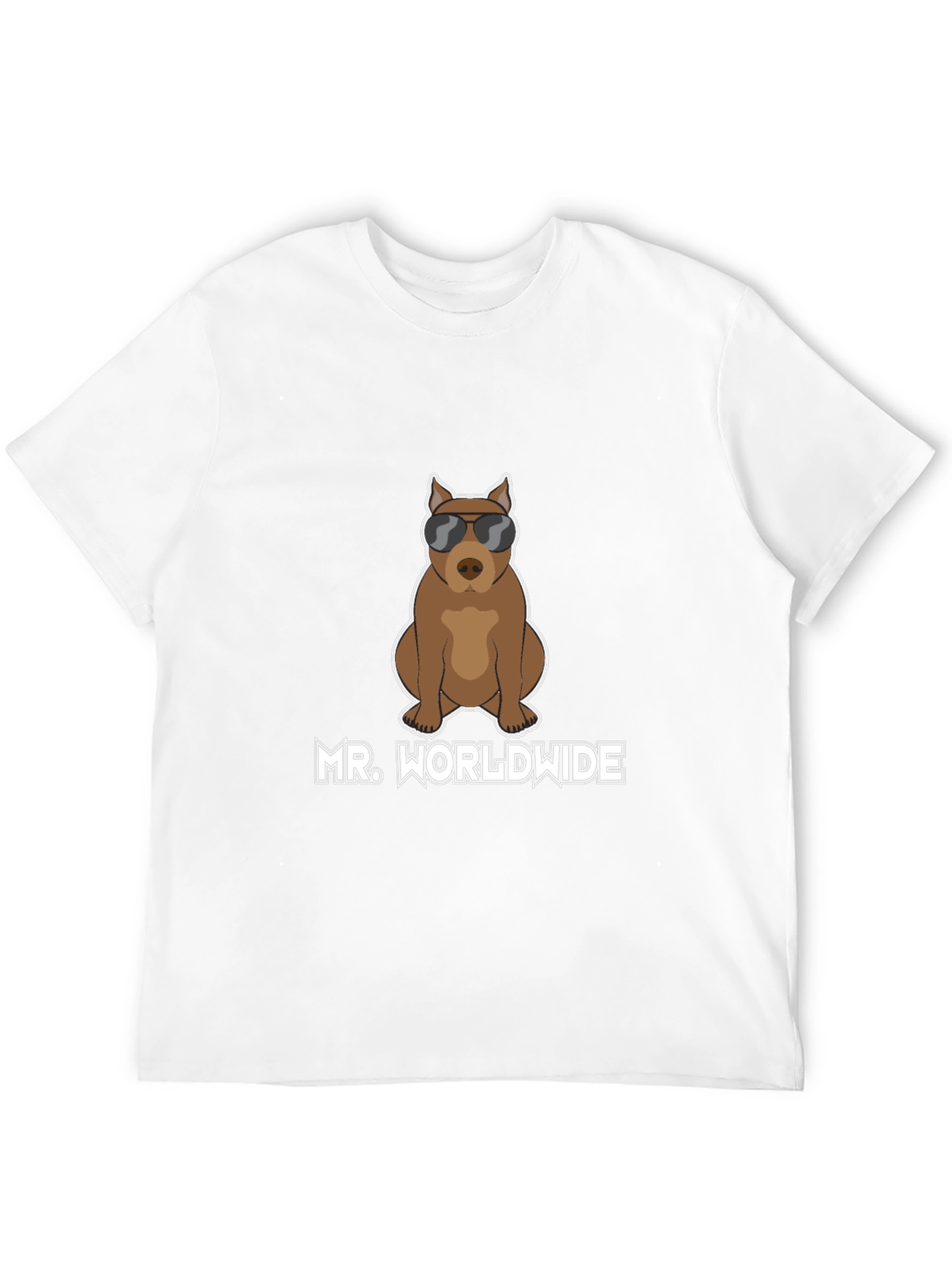 Mr. Worldwide Dog T-Shirt - Cool Canine Tee