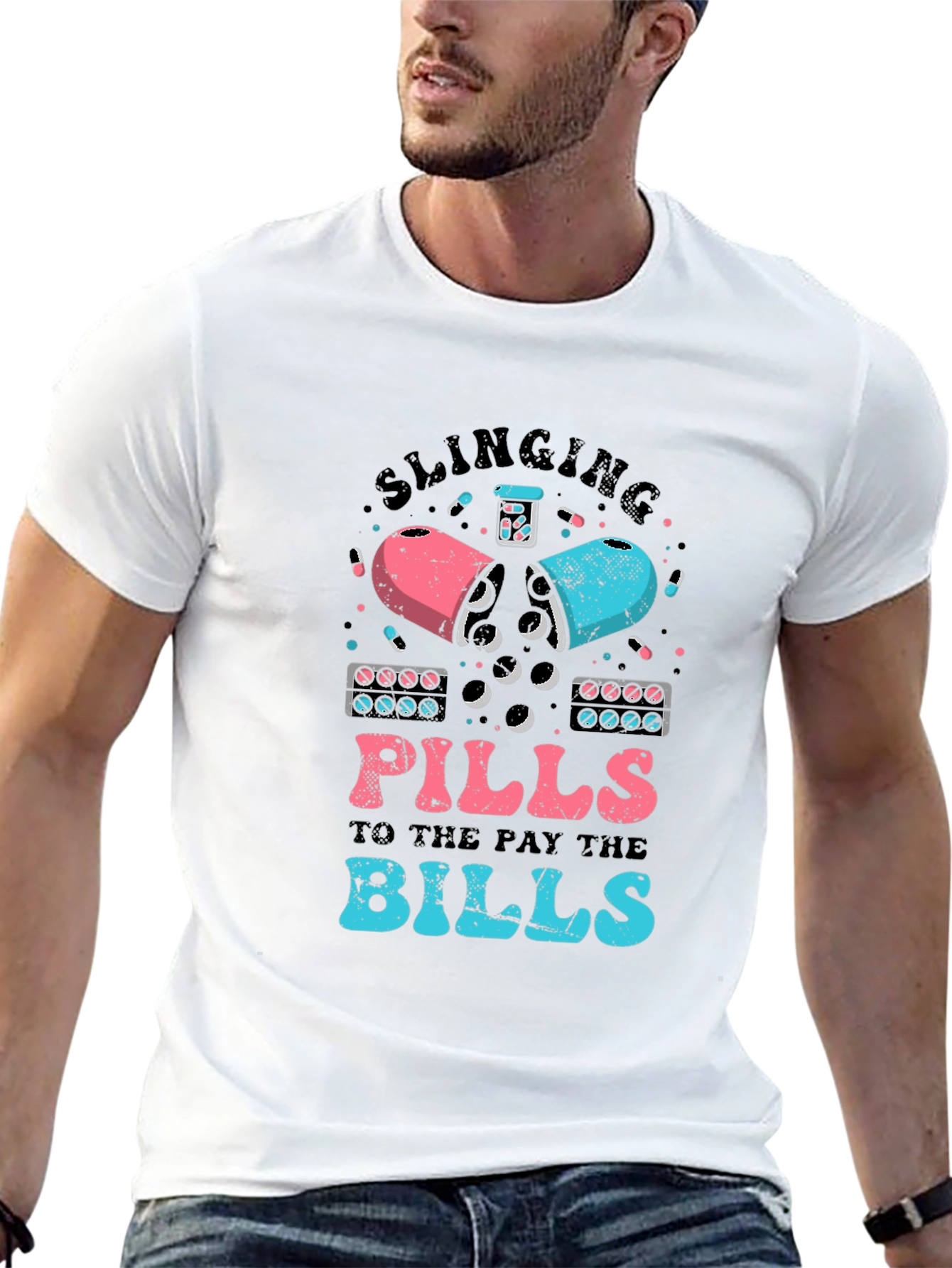 Slinging Pills Graphic Tee