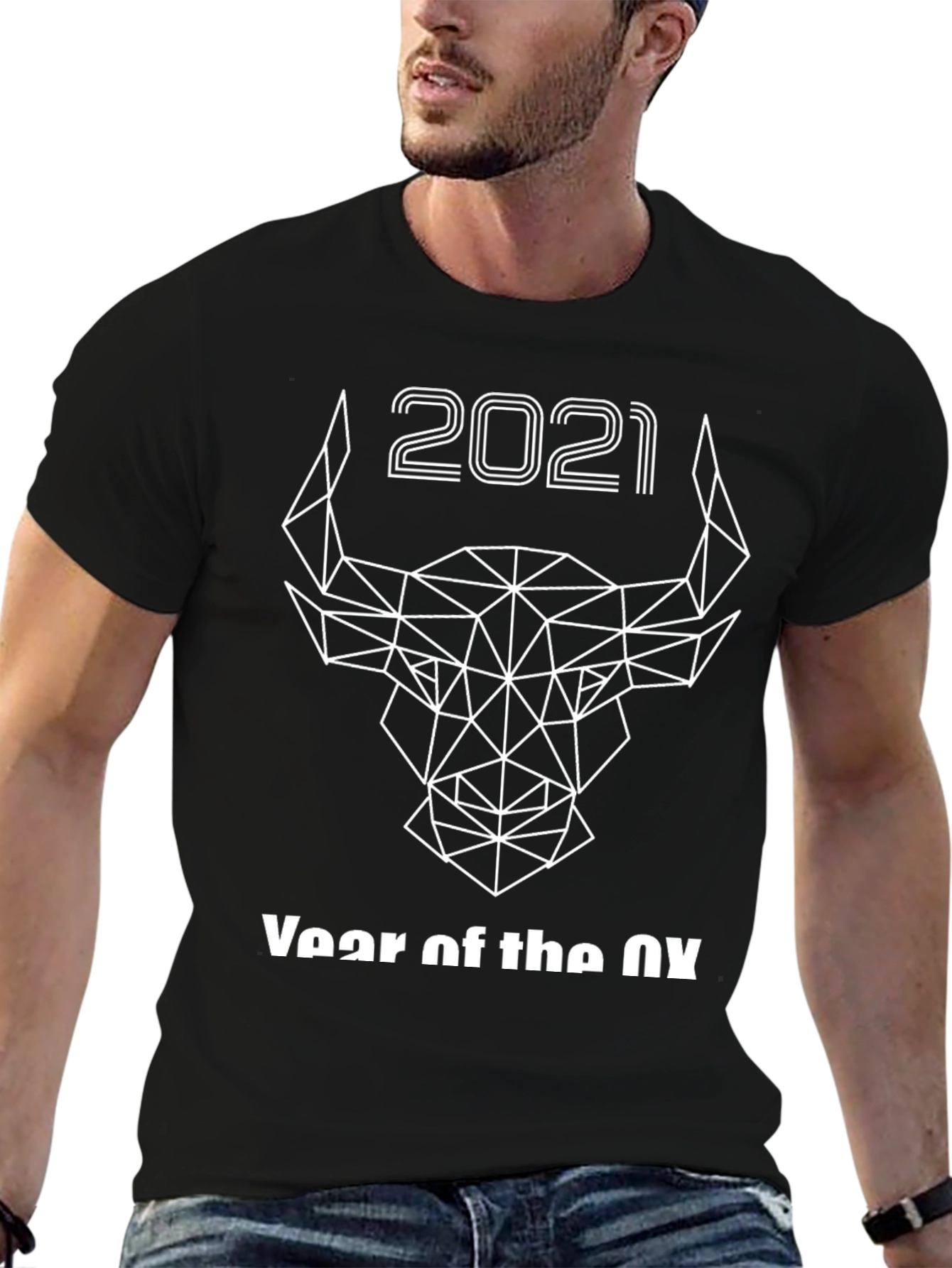 2021 Year of the Ox Geometric T-Shirt