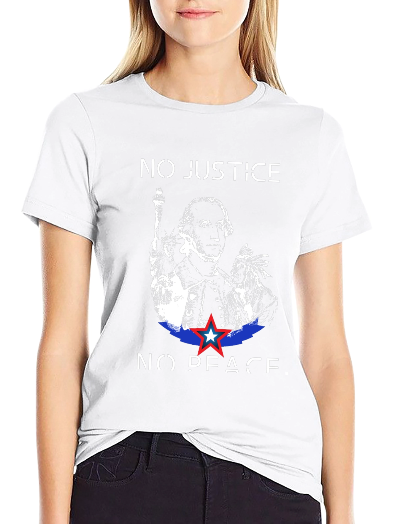 No Justice No Peace Graphic Tee