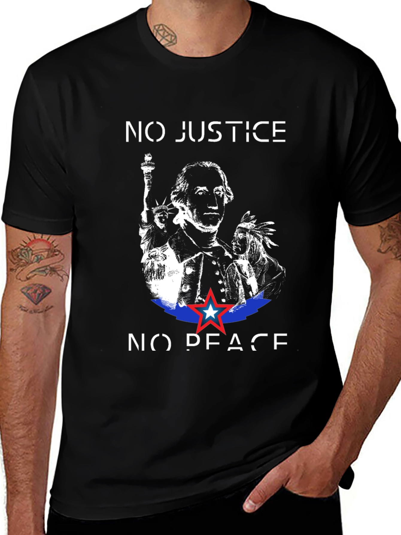 No Justice No Peace Graphic Tee