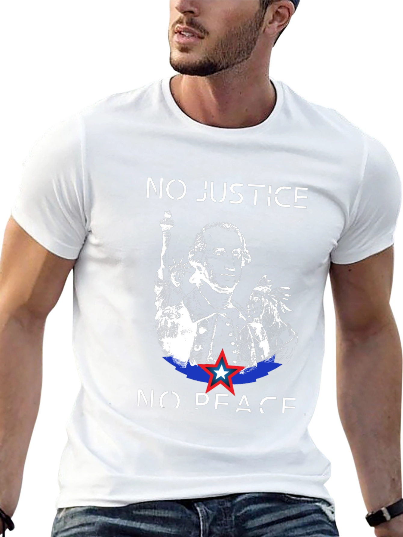 No Justice No Peace Graphic Tee