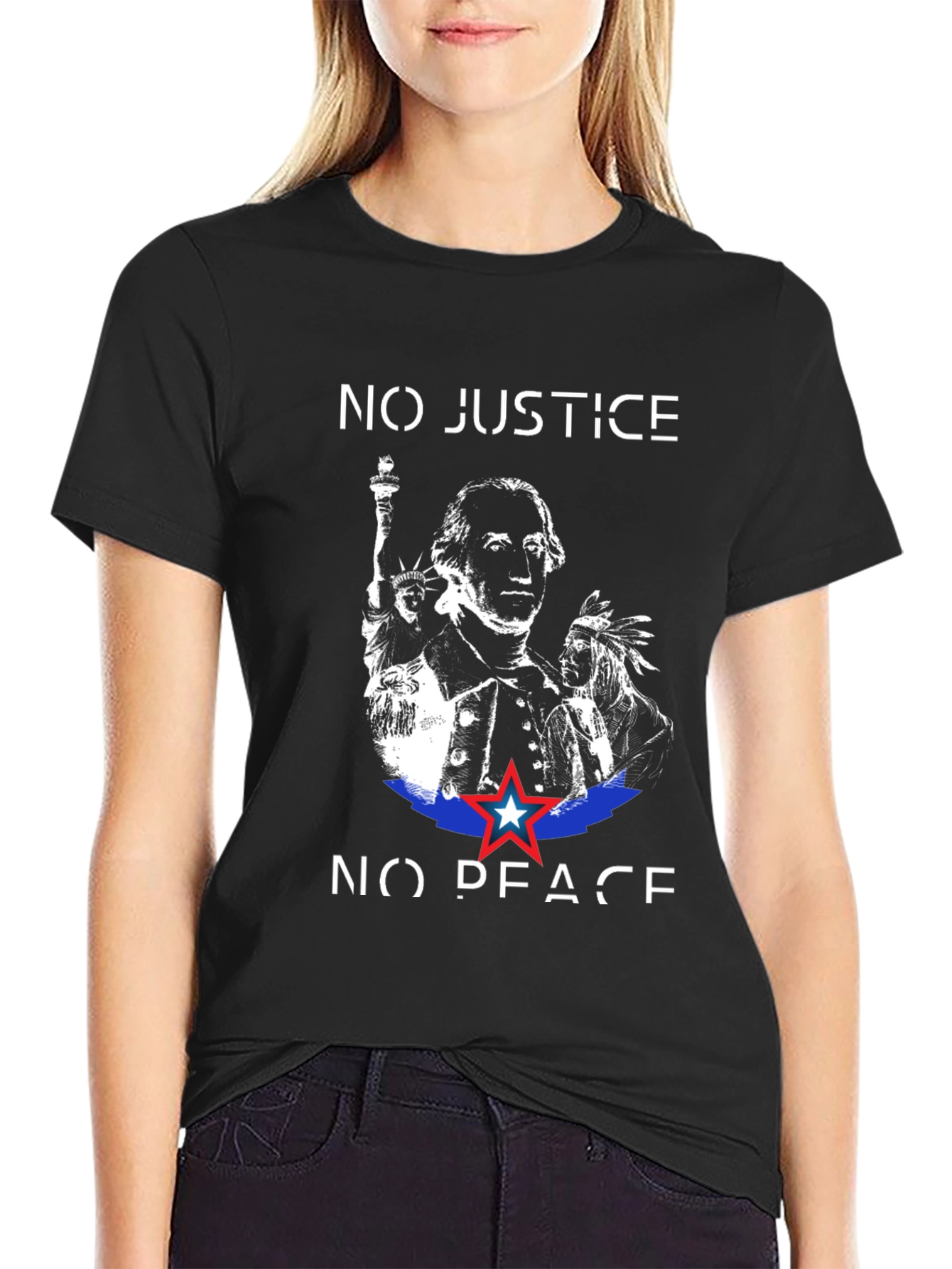 No Justice No Peace Graphic Tee