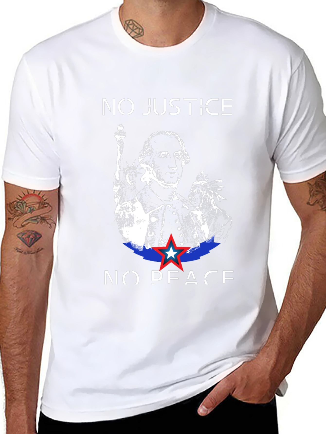 No Justice No Peace Graphic Tee