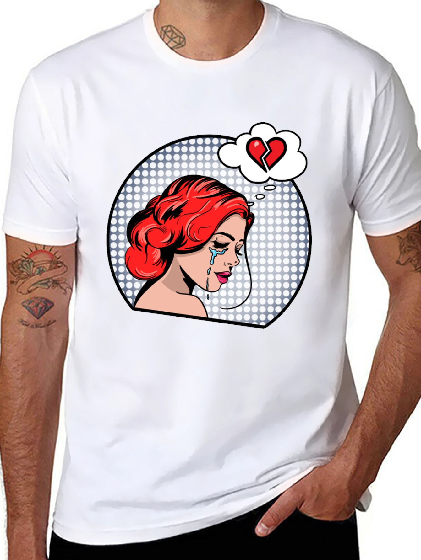 Heartbreak Pop Art T-Shirt