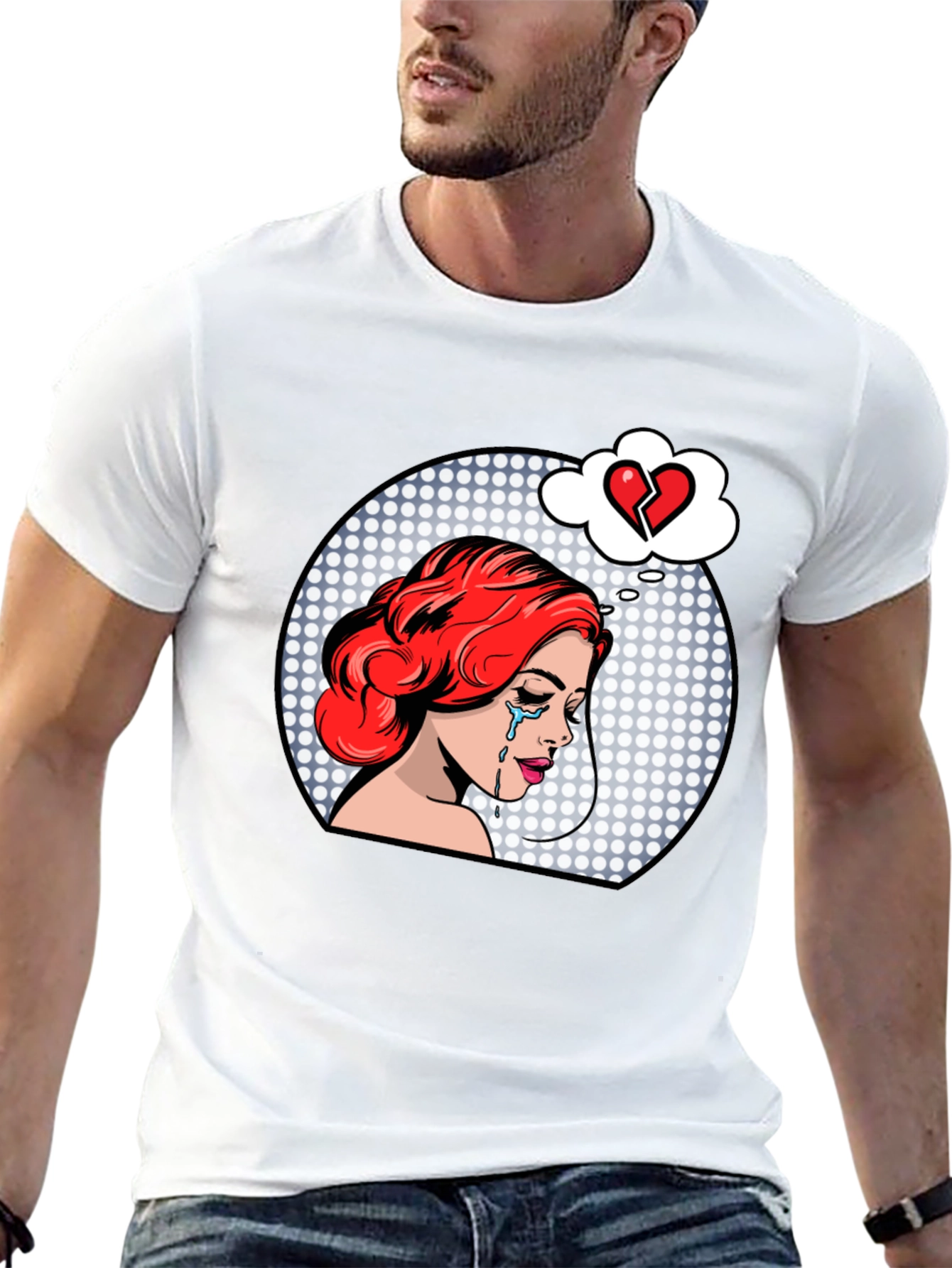 Heartbreak Pop Art T-Shirt