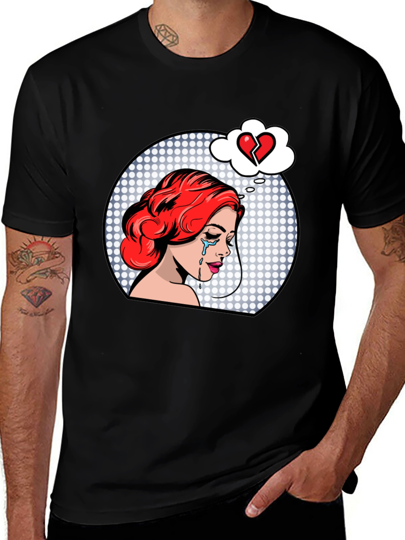 Heartbreak Pop Art T-Shirt