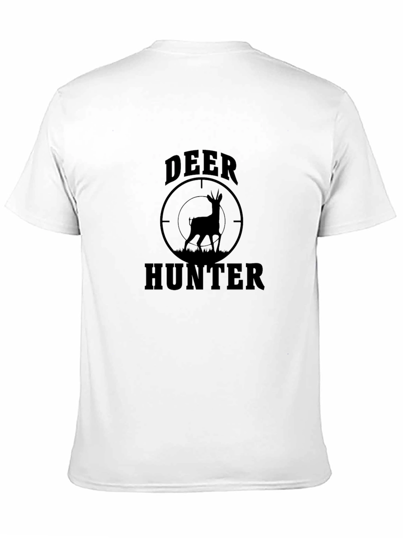 Deer Hunter Graphic Tee - Black Hunting T-Shirt